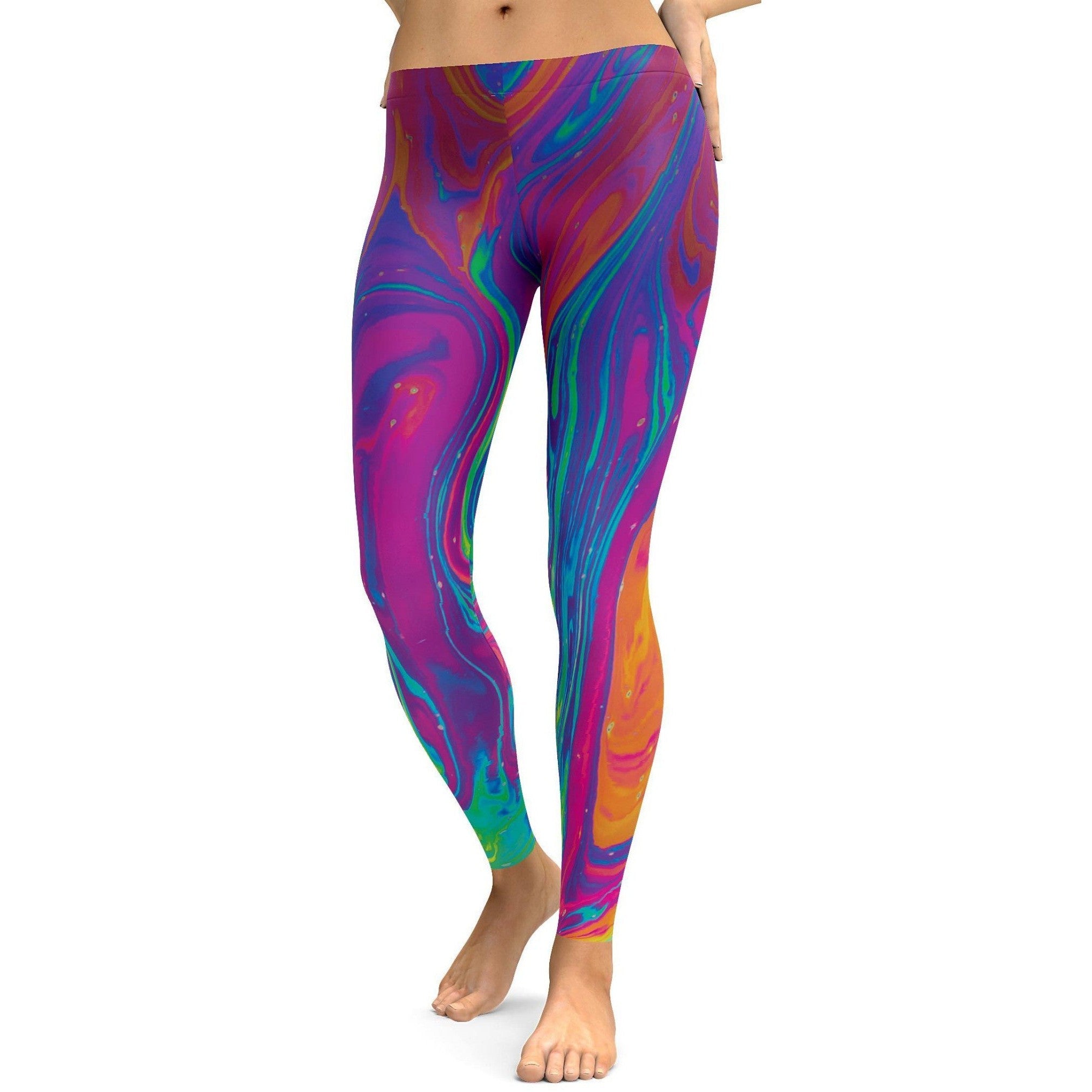 Colorful Splash Leggings - GearBunch Leggings