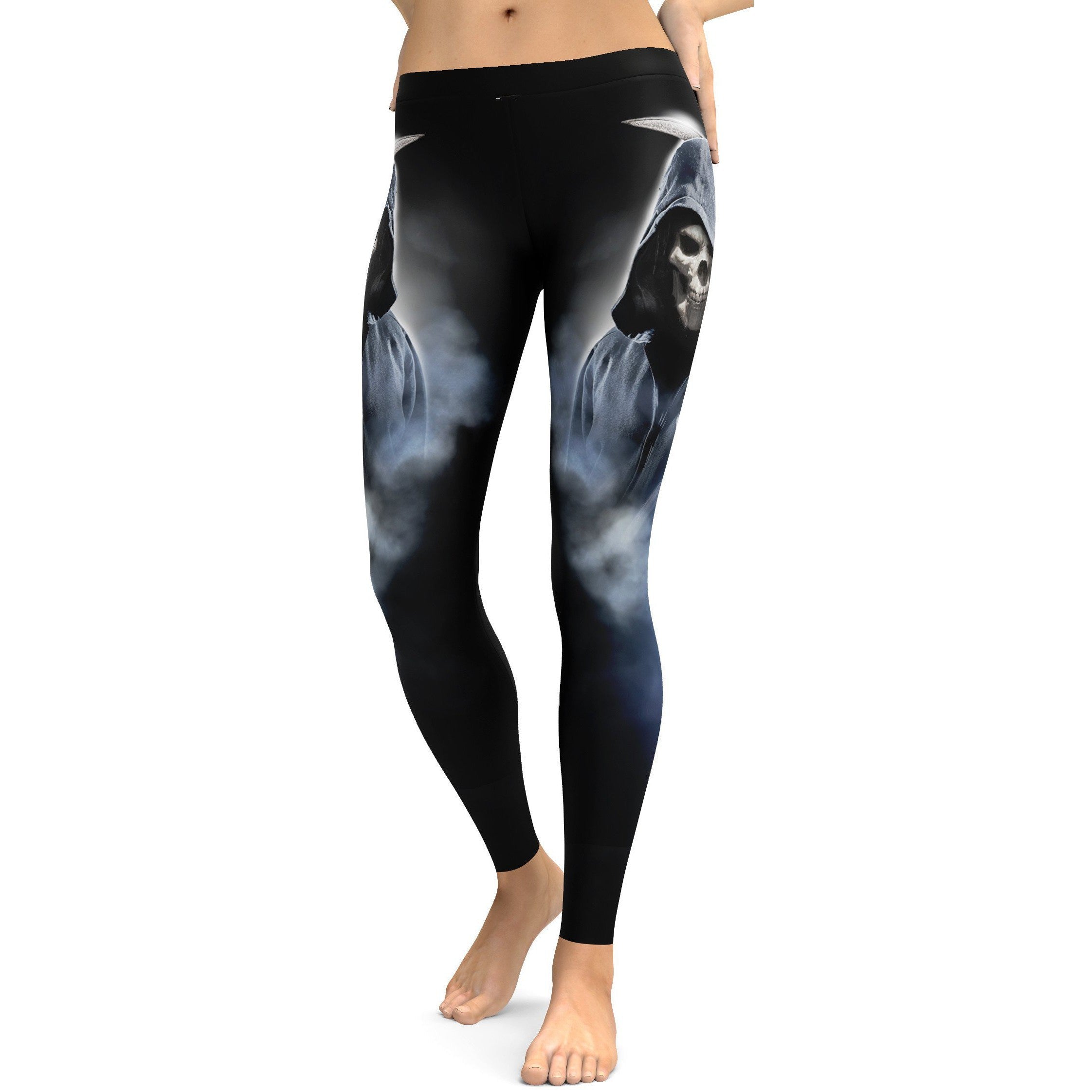 Grim Reaper Leggings - GearBunch Leggings / Yoga Pants