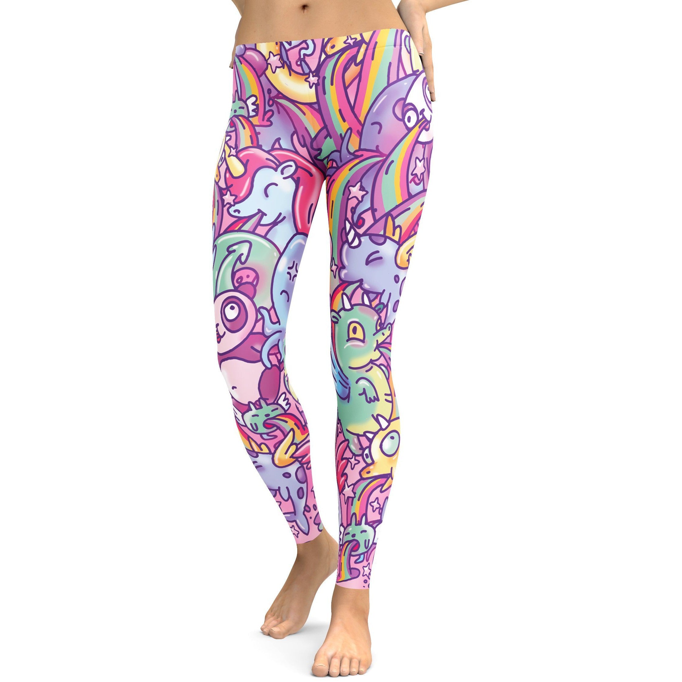 Puking Animal Leggings | GearBunch