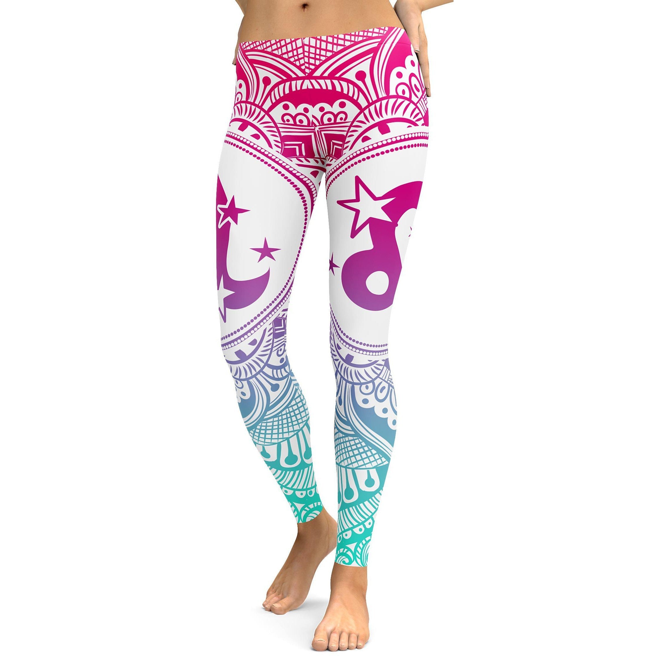 Bright Leo Leggings - GearBunch Leggings / Yoga Pants