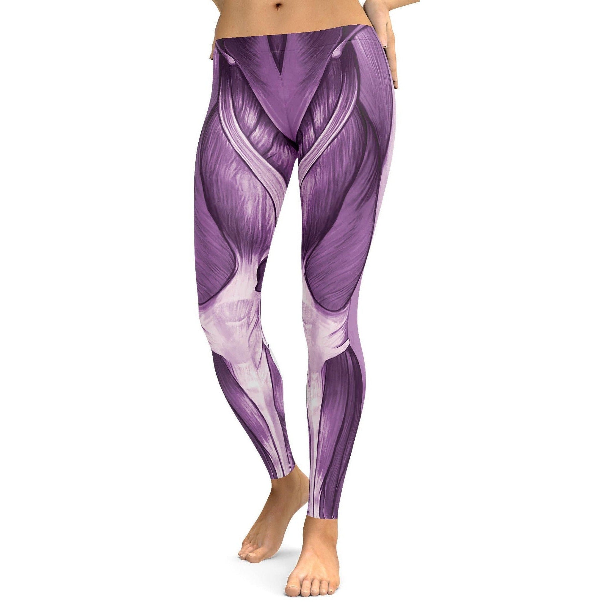 Purple Muscles Leggings - Gearbunch Leggings