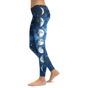 Moon Phases Leggings - Gearbunch