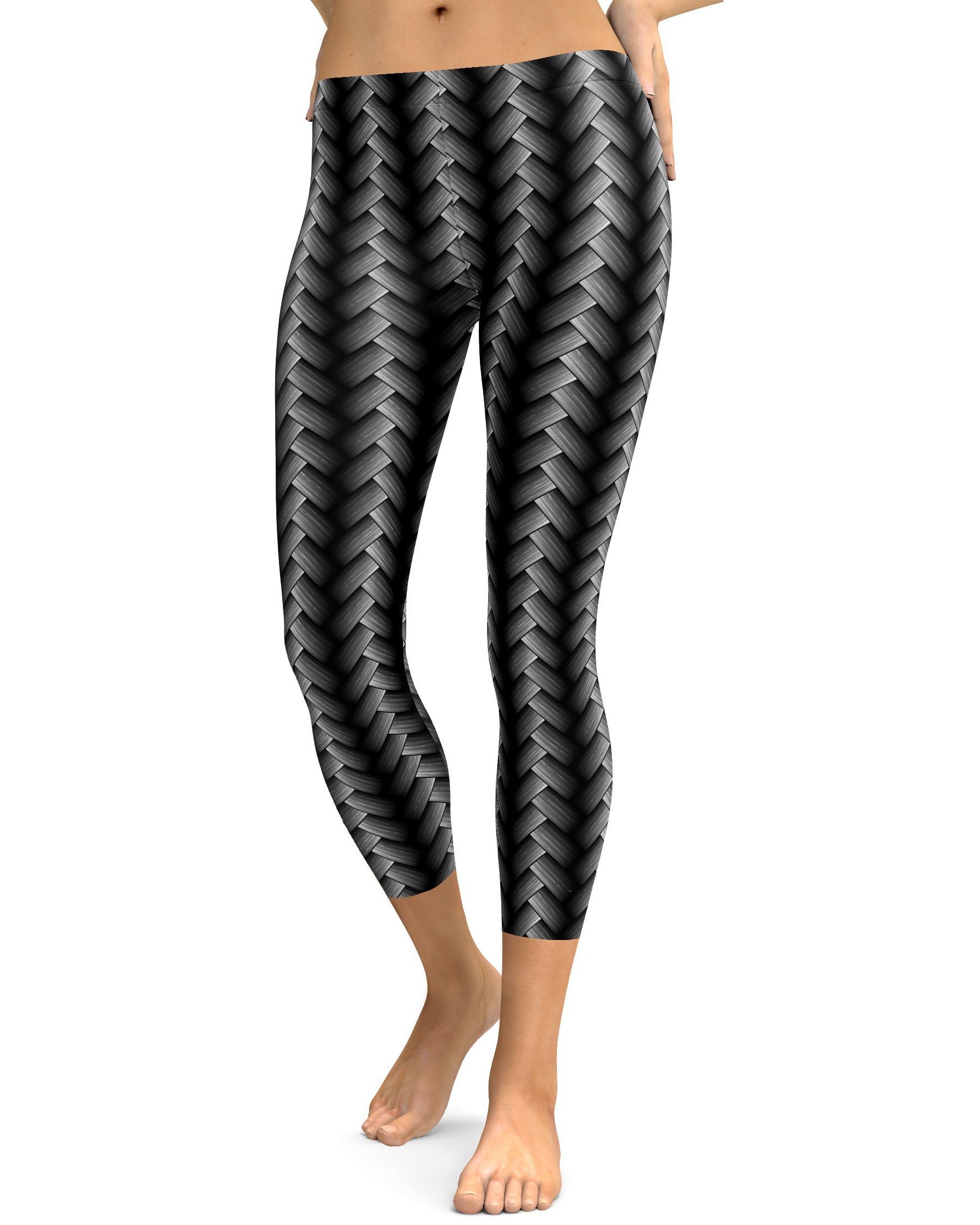 Woven Carbon Capris