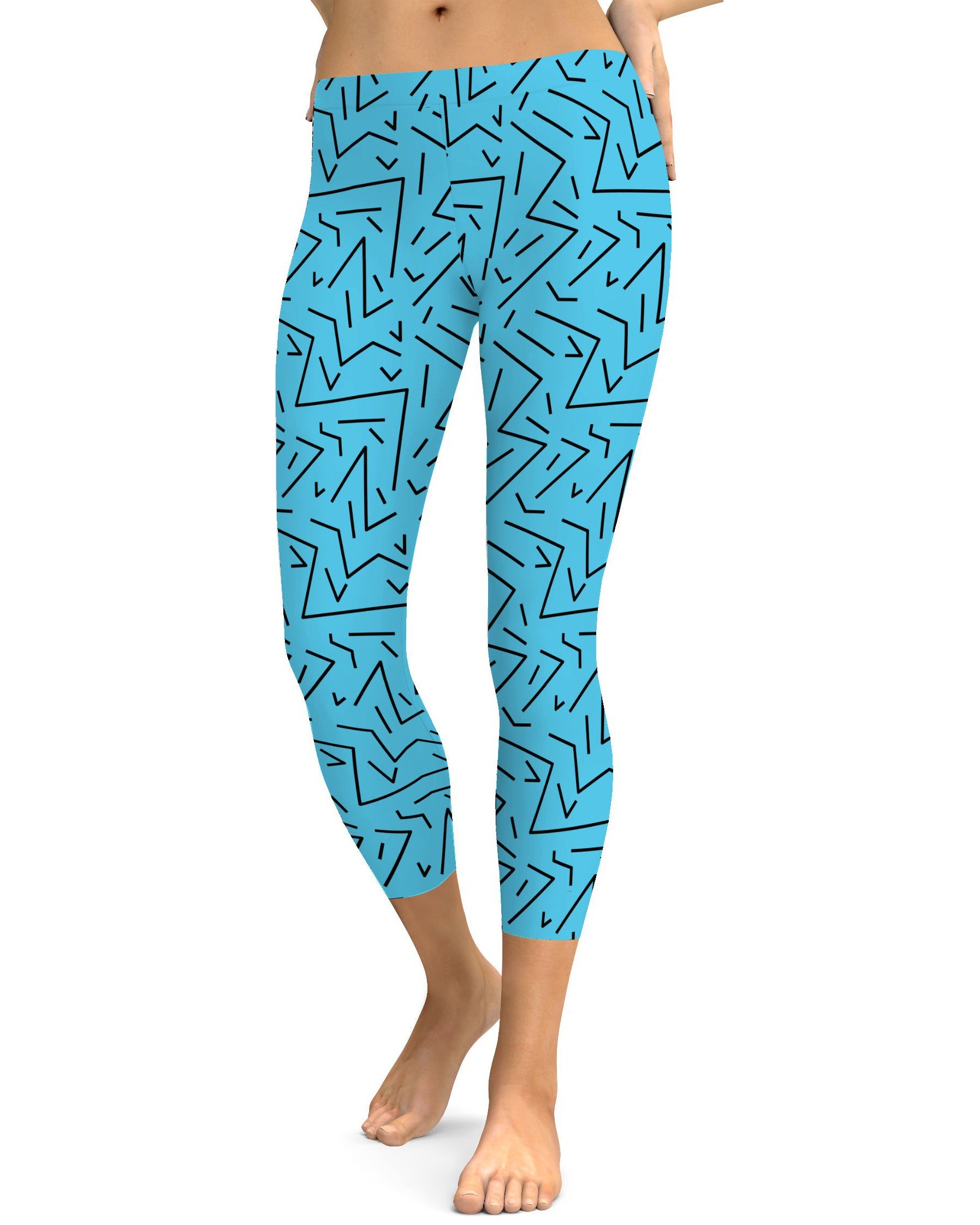 Aqua Black Line Capris Gearbunch