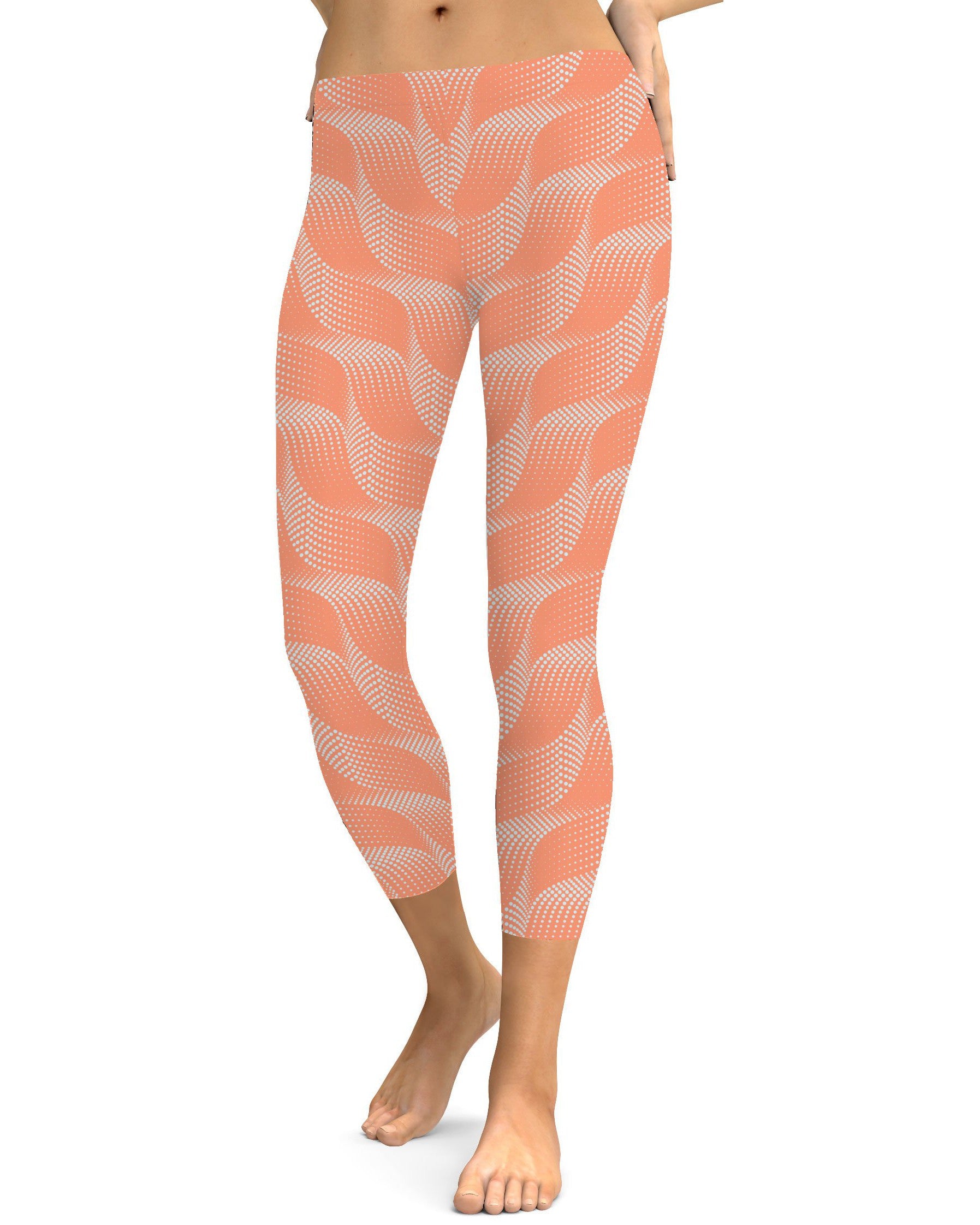 Apricot Wave Capris Gearbunch