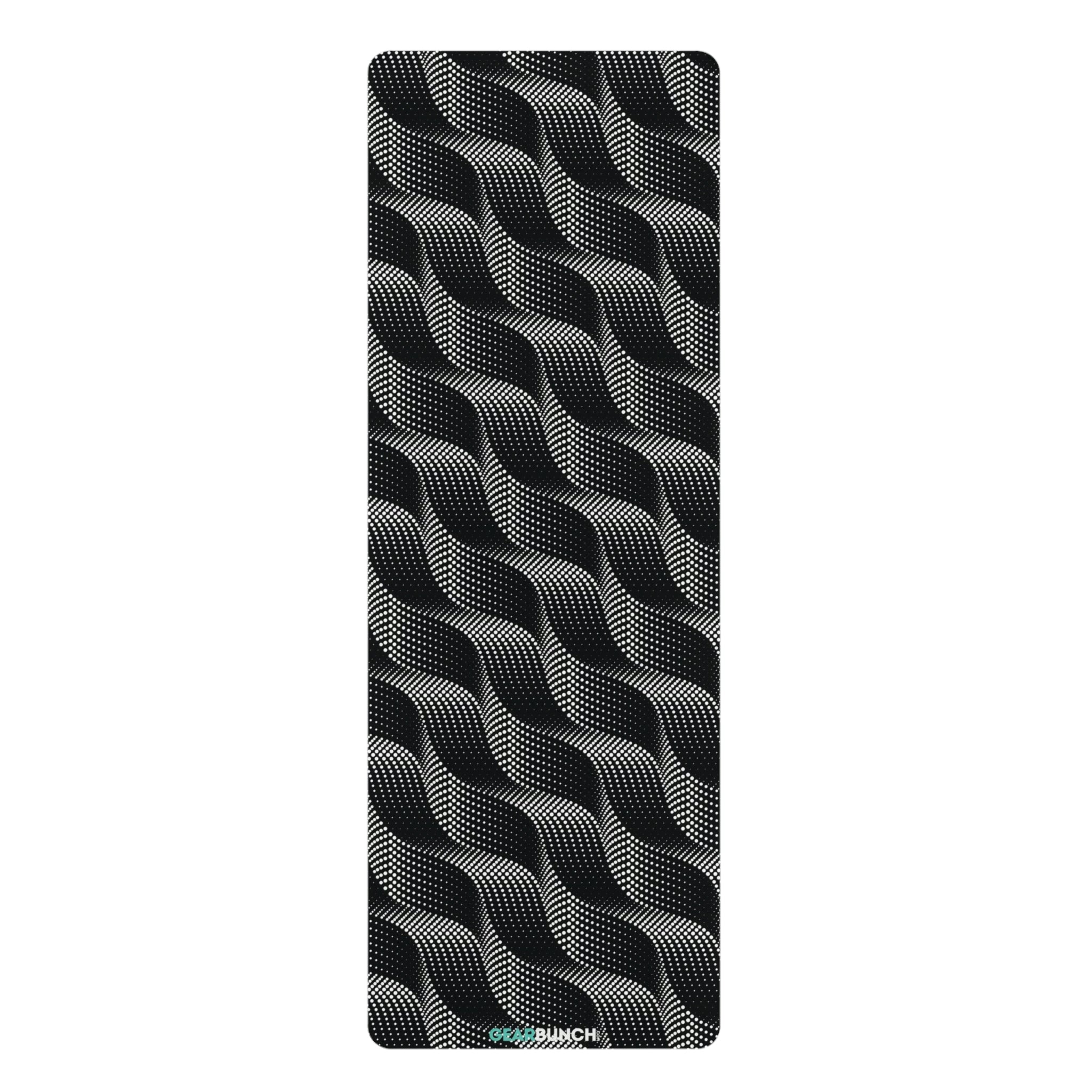 GearBunch Black & White Wave Yoga Mat