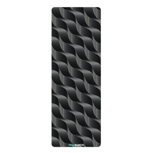 GearBunch Black & White Wave Yoga Mat