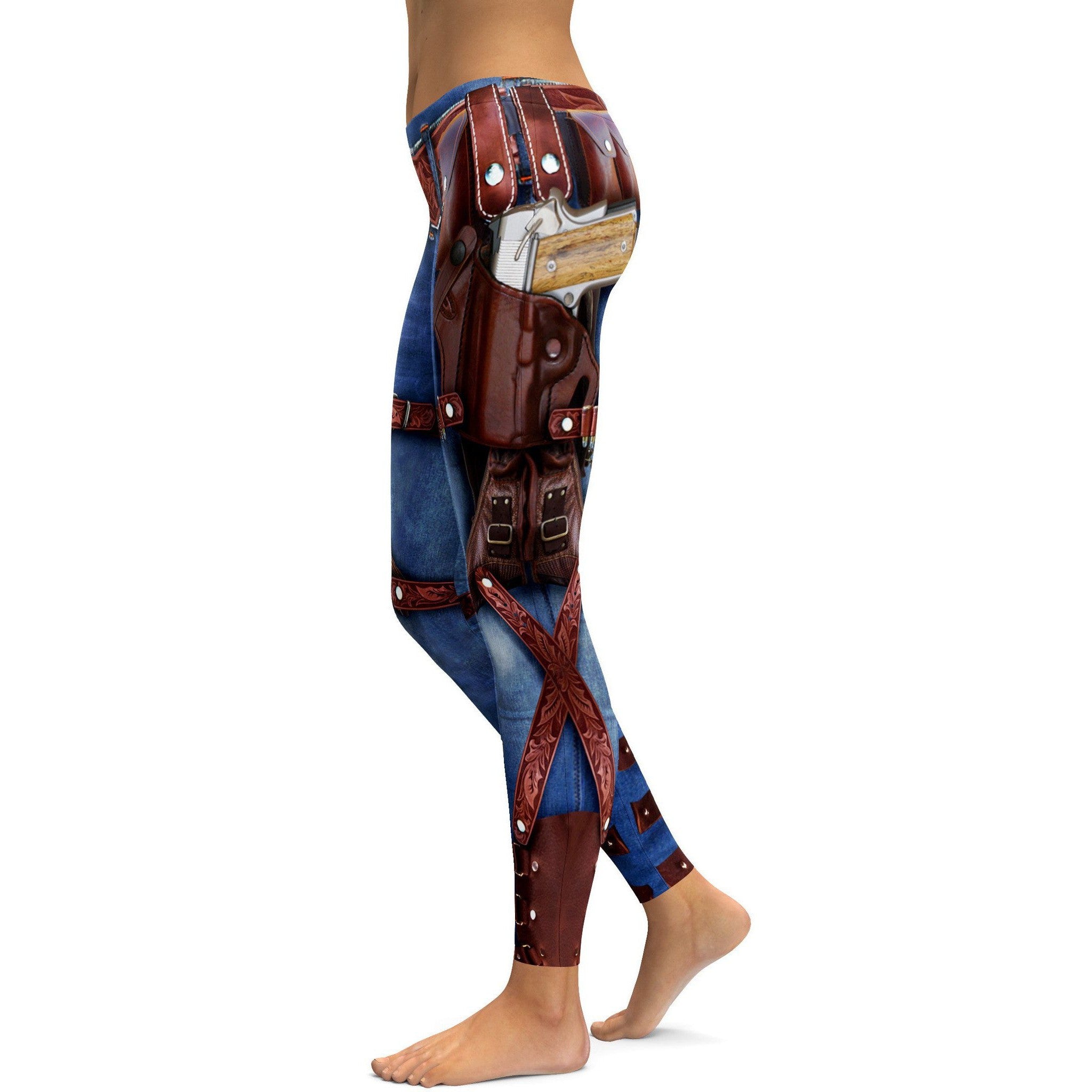 Gun Holster Hunting Leggings - GearBunch Leggings / Yoga Pants