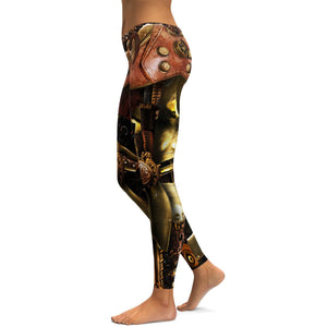 Steampunk Harnas Leggings - GearBunch Leggings / Yoga Pants