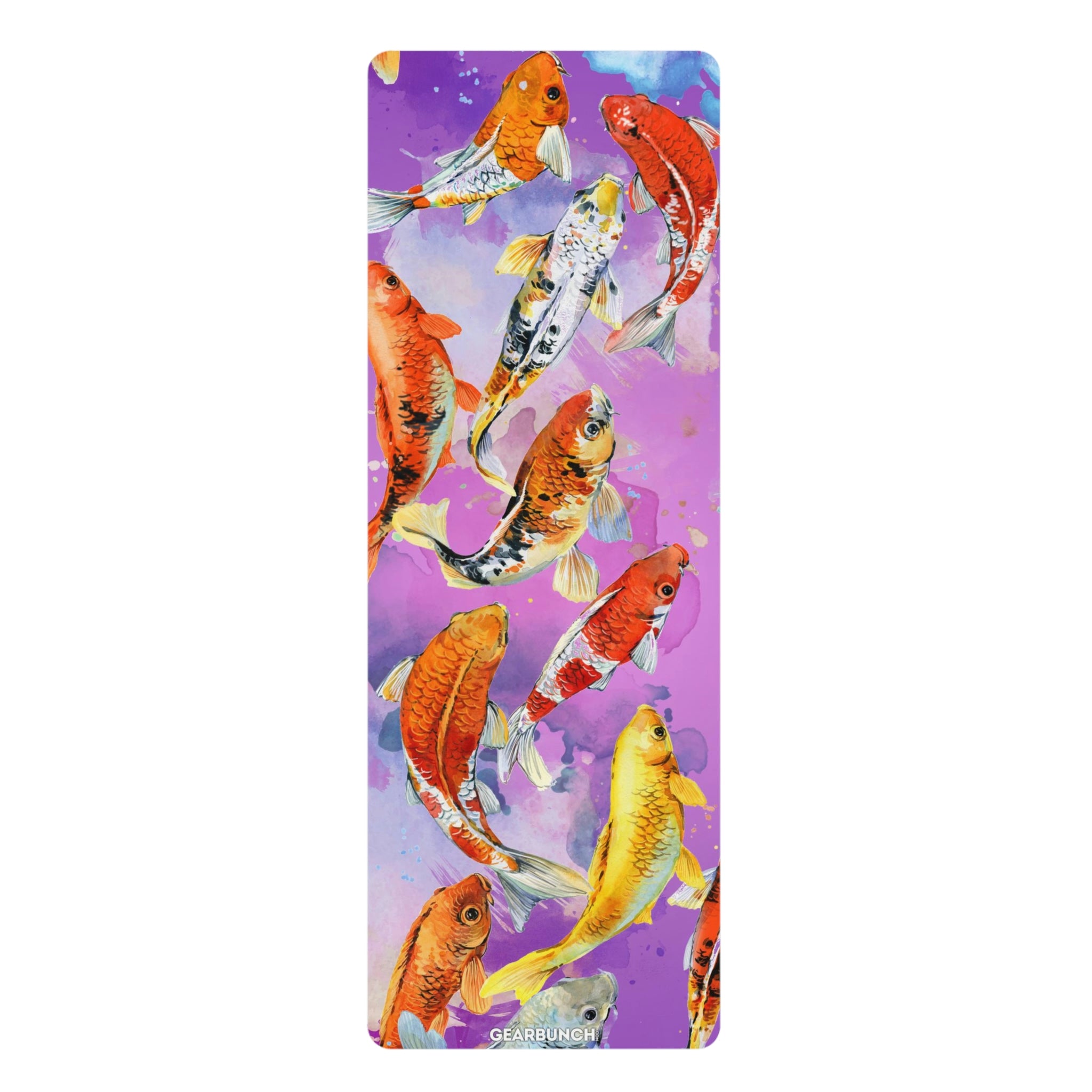 GearBunch Colorful Koi Fish Yoga Mat