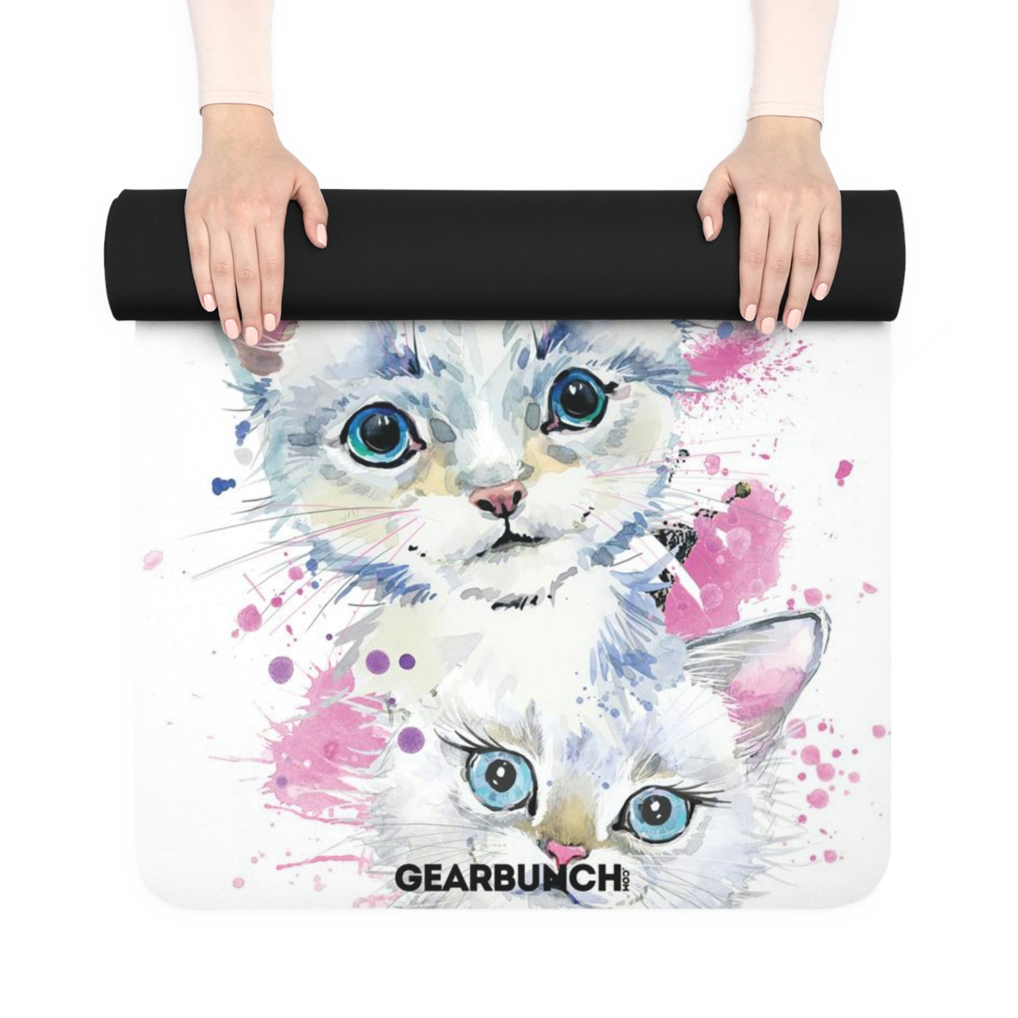 GearBunch Cute Kitties Yoga Mat