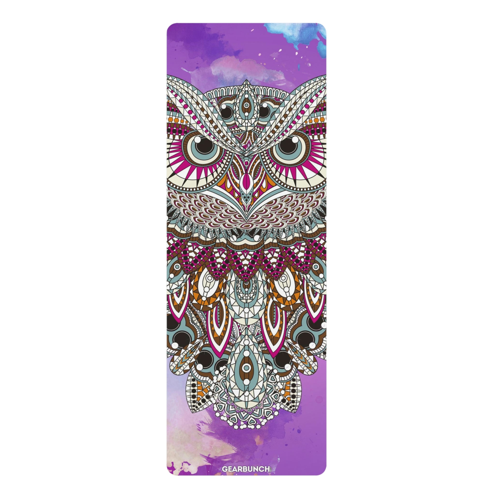 GearBunch Ornamental Owl Yoga Mat