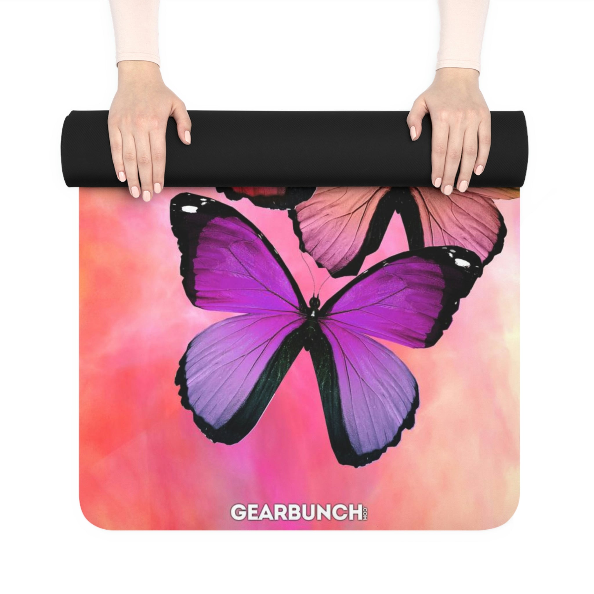 GearBunch Colorful Butterfly Yoga Mat