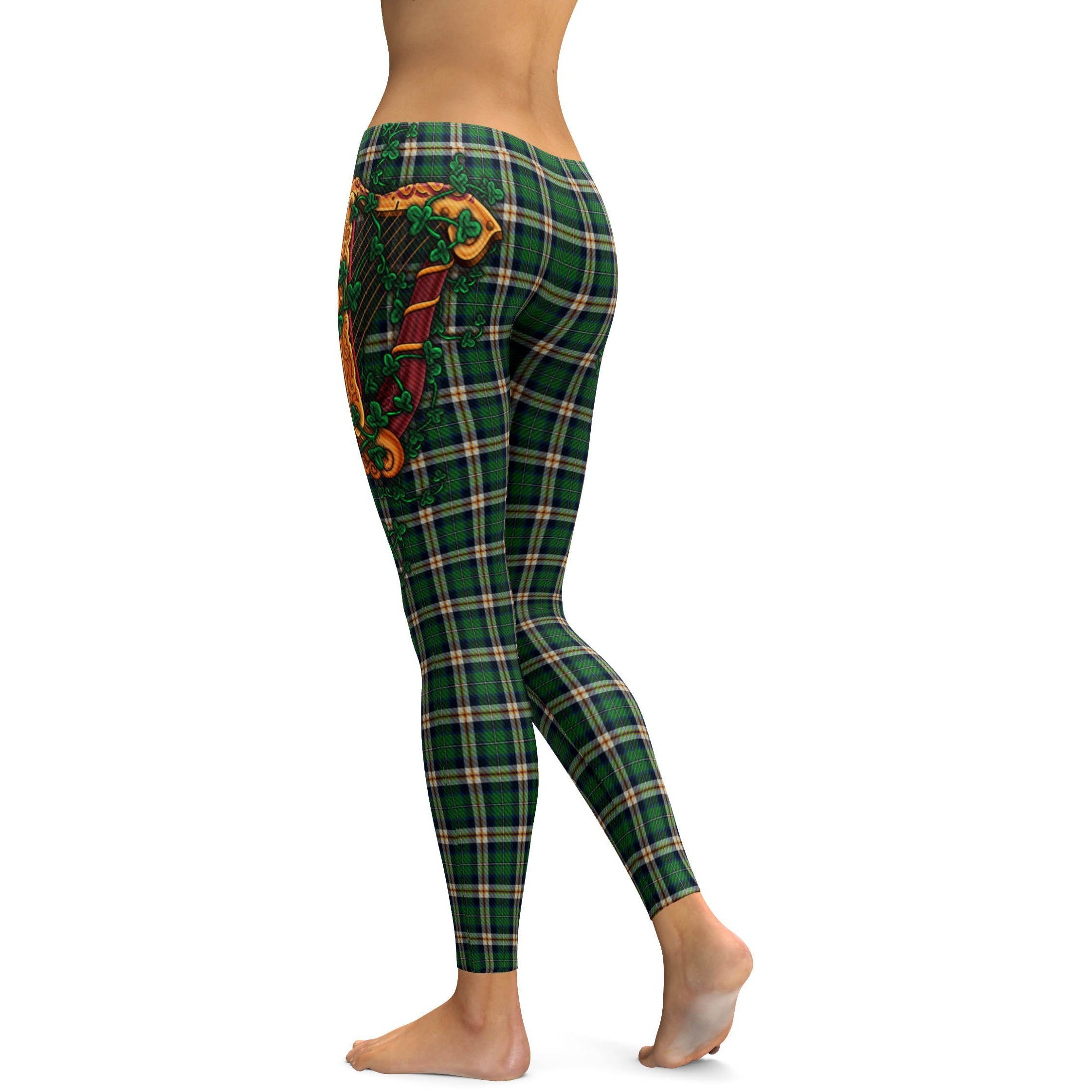 Celtic Harp Leggings - GearBunch Leggings / Yoga Pants