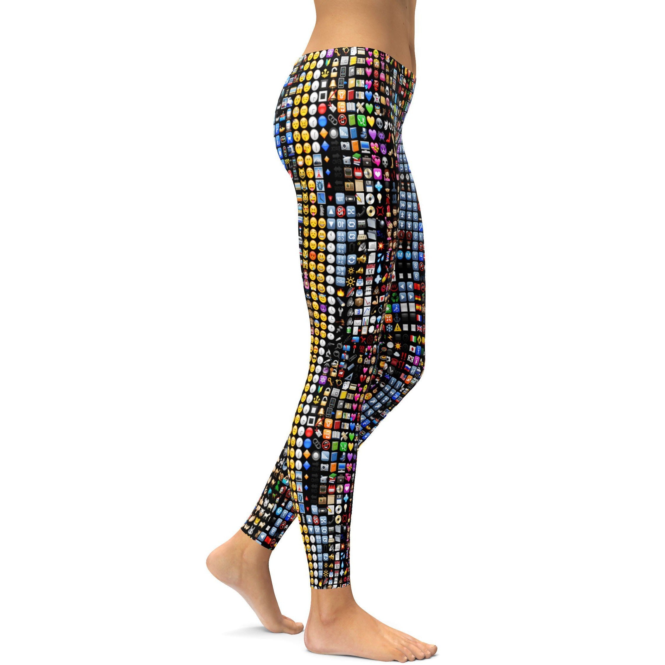 Emoji Leggings - GearBunch Leggings / Yoga Pants