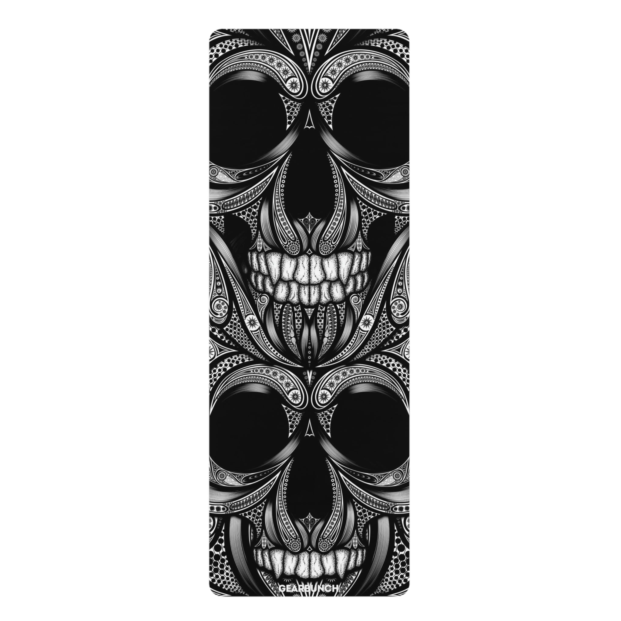 GearBunch Ornamental Skulls Yoga Mat