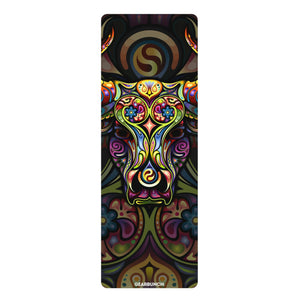 GearBunch Colorful Ornamental Bull Yoga Mat