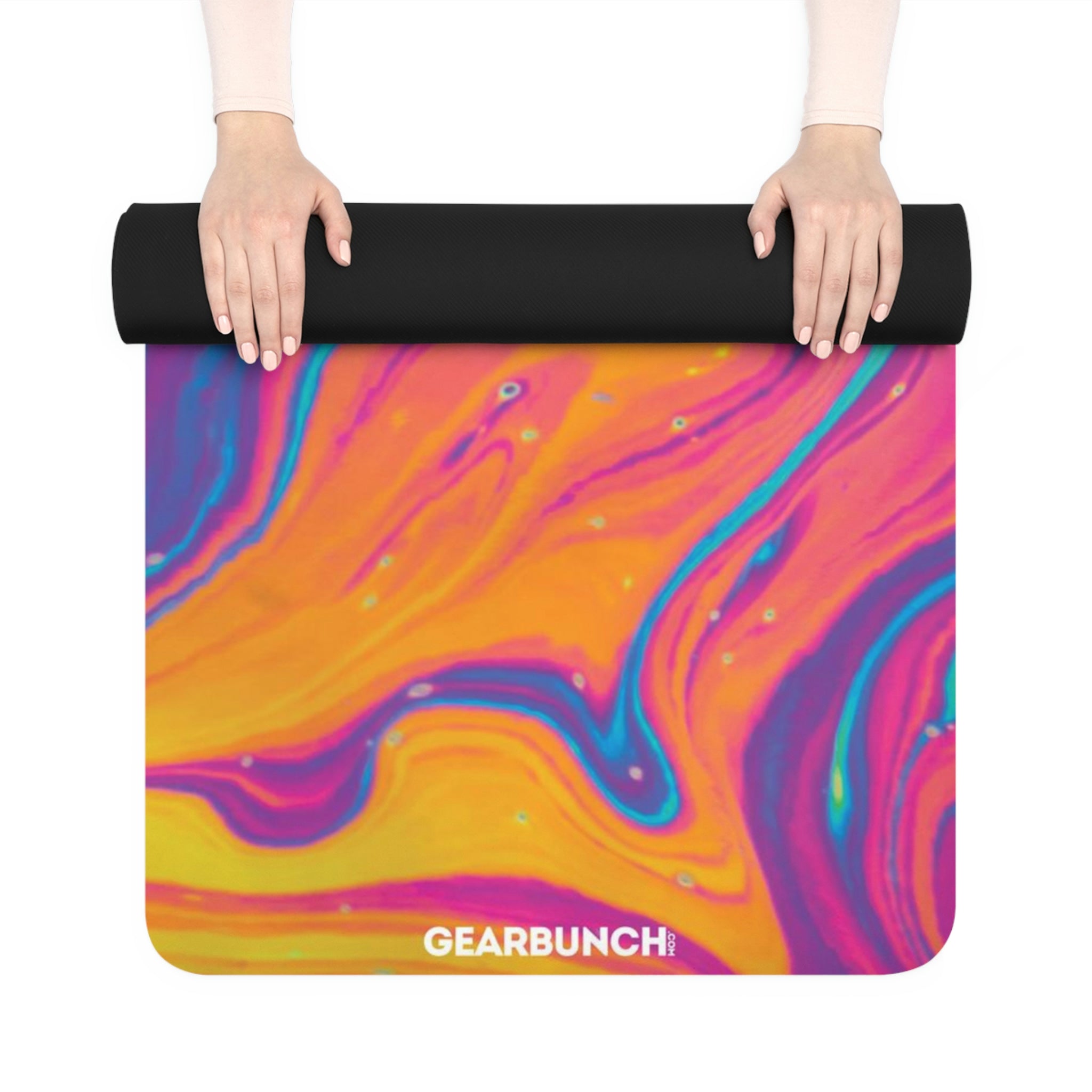 GearBunch Colorful Splash Yoga Mat