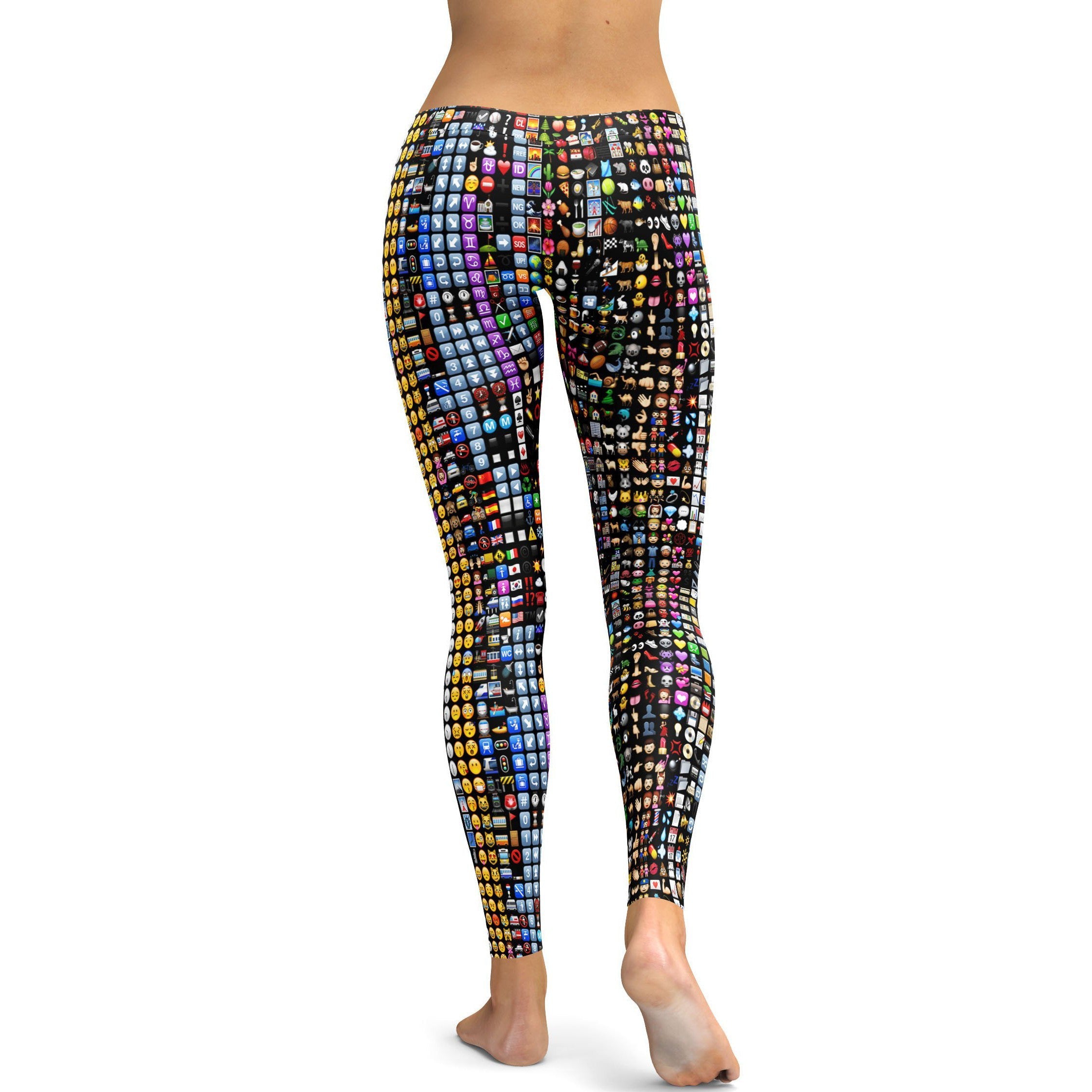 Emoji Leggings - GearBunch Leggings / Yoga Pants