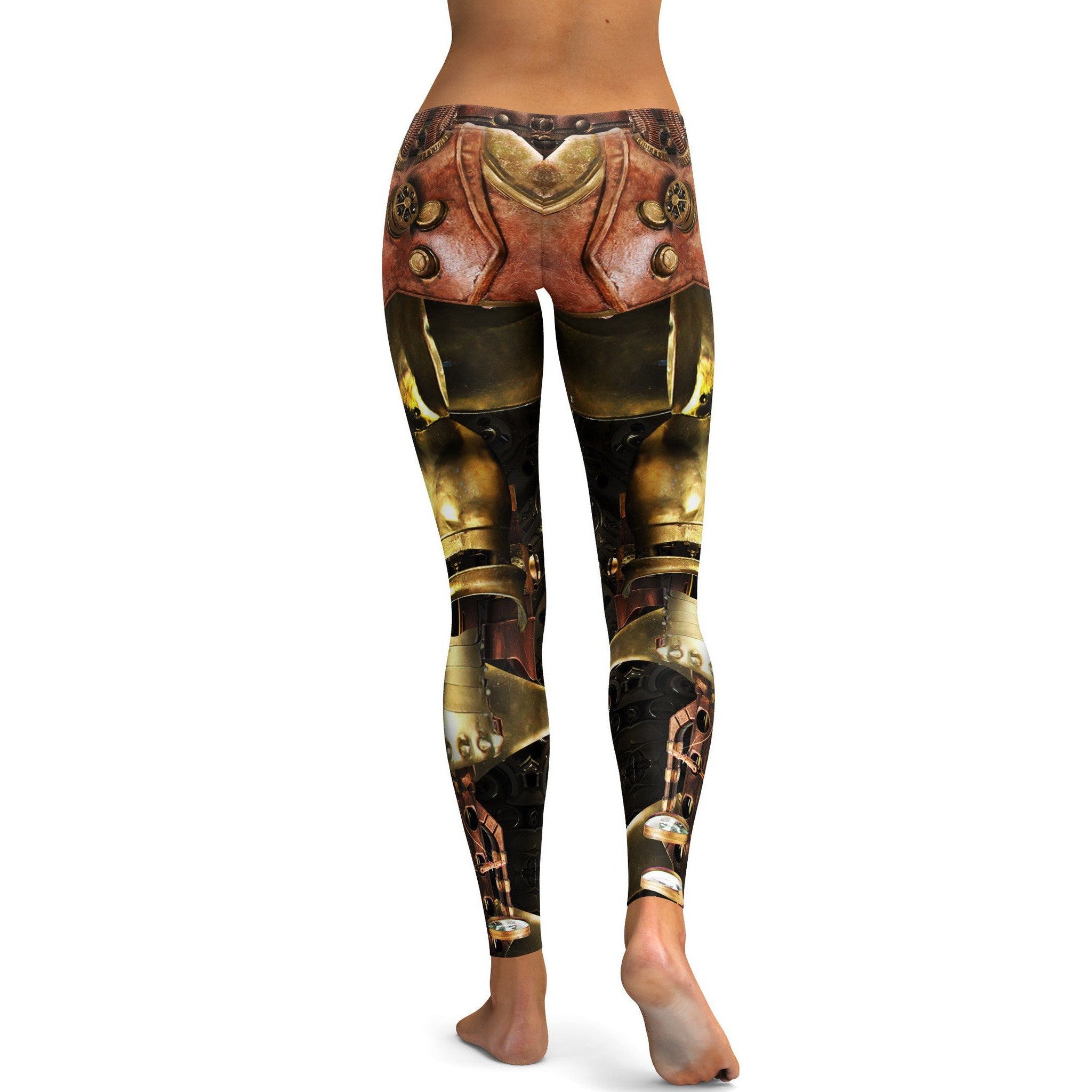 Steampunk Harnas Leggings - GearBunch Leggings / Yoga Pants