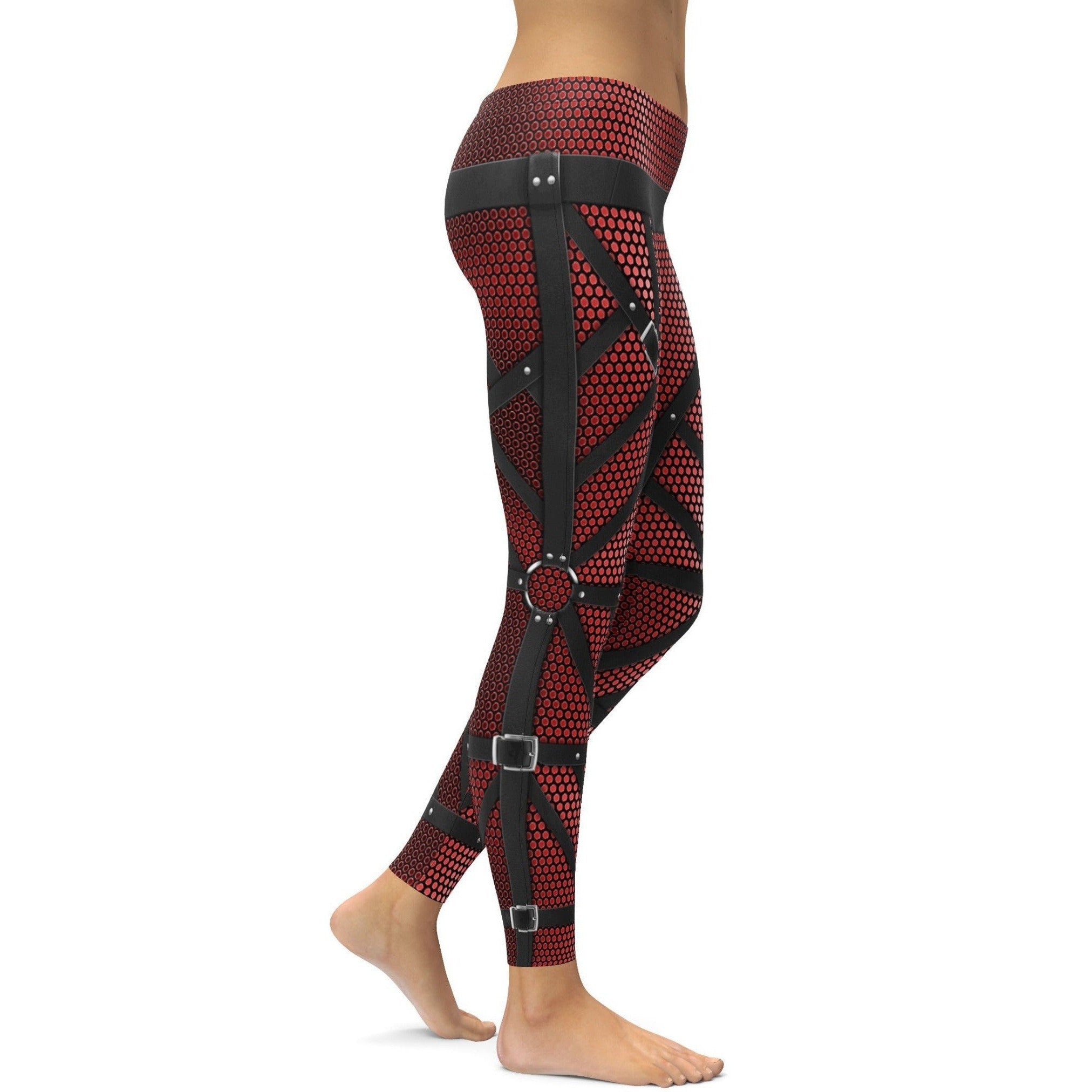 Gearbunch | Faux Carbon and Belts Leggings