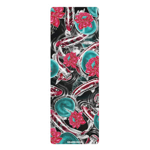 GearBunch Multicolored Koi Fish Yoga Mat