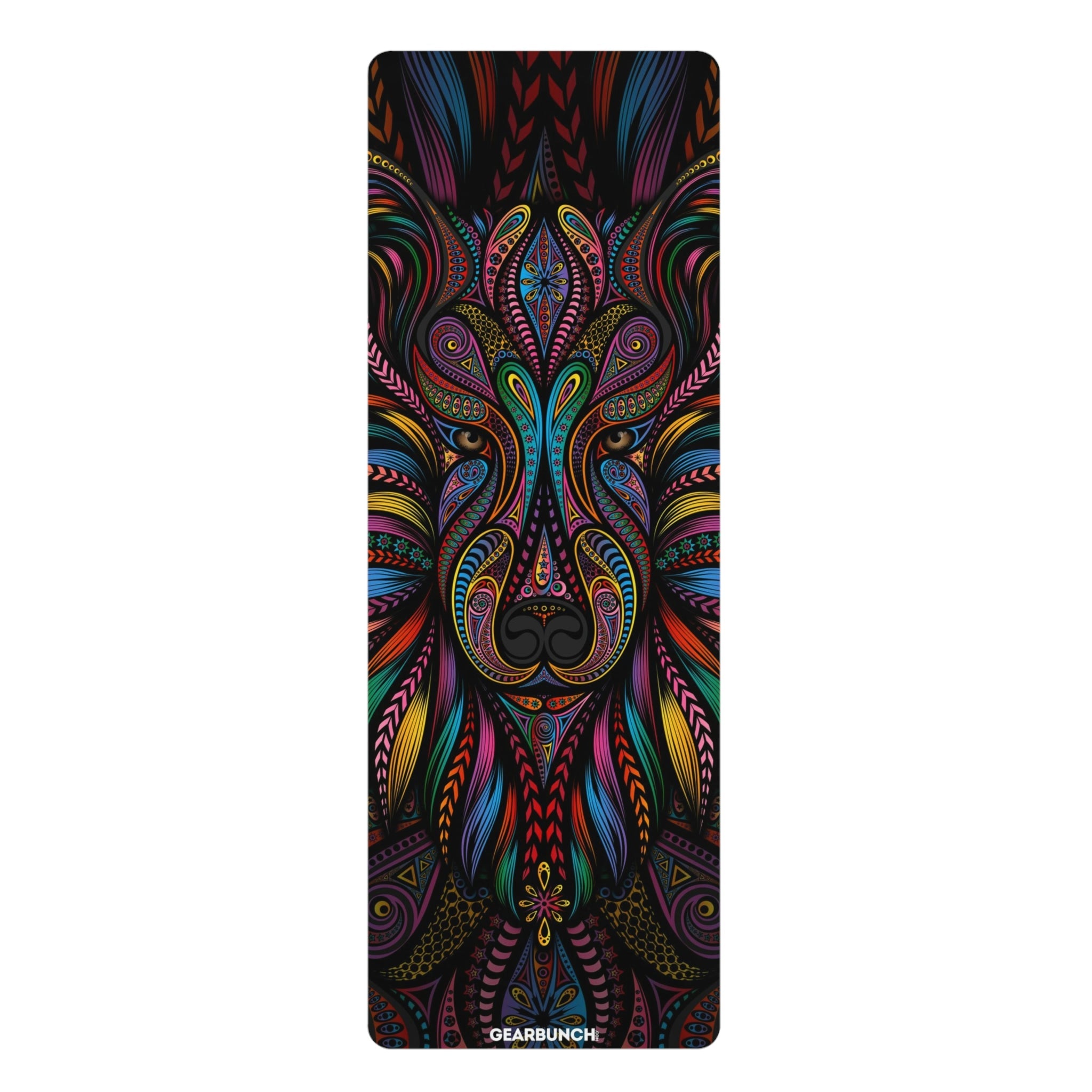 GearBunch Colorful Wolf Yoga Mat