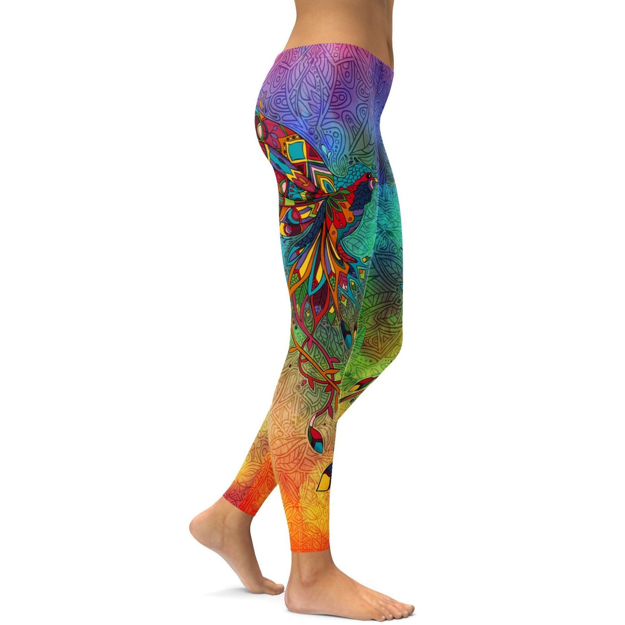 GearBunch | Ornamental Hummingbird Leggings