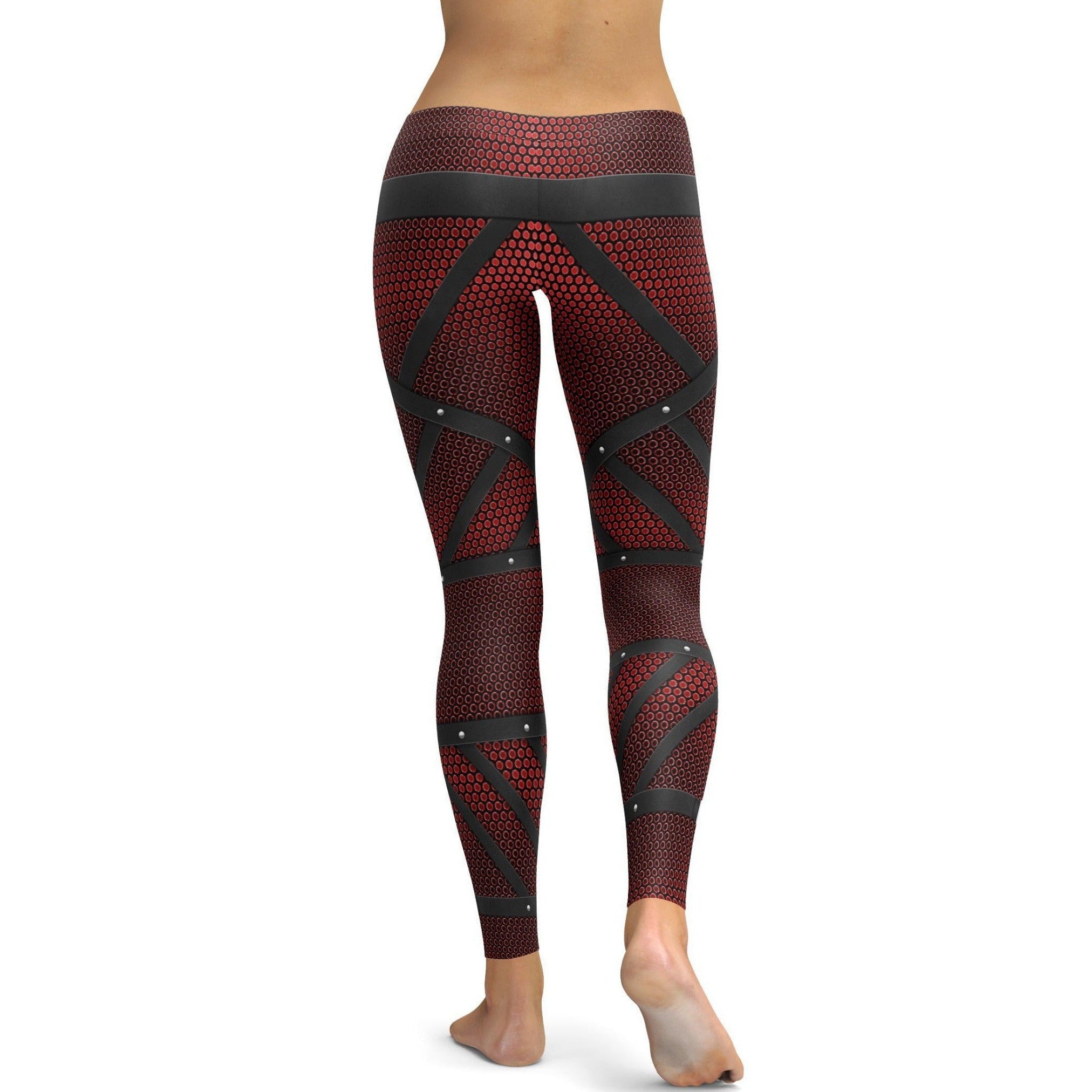 Gearbunch - Faux Carbon and Belts Leggings