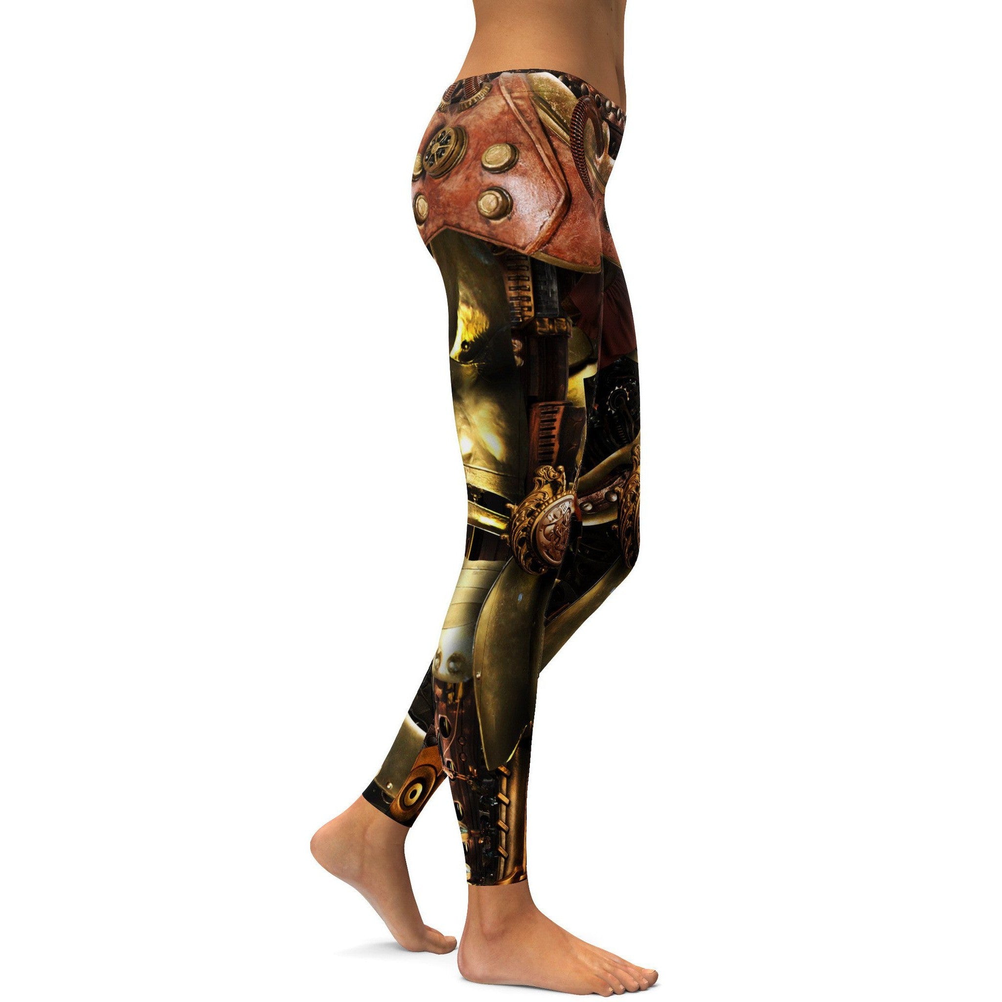 Steampunk Harnas Leggings - GearBunch Leggings / Yoga Pants