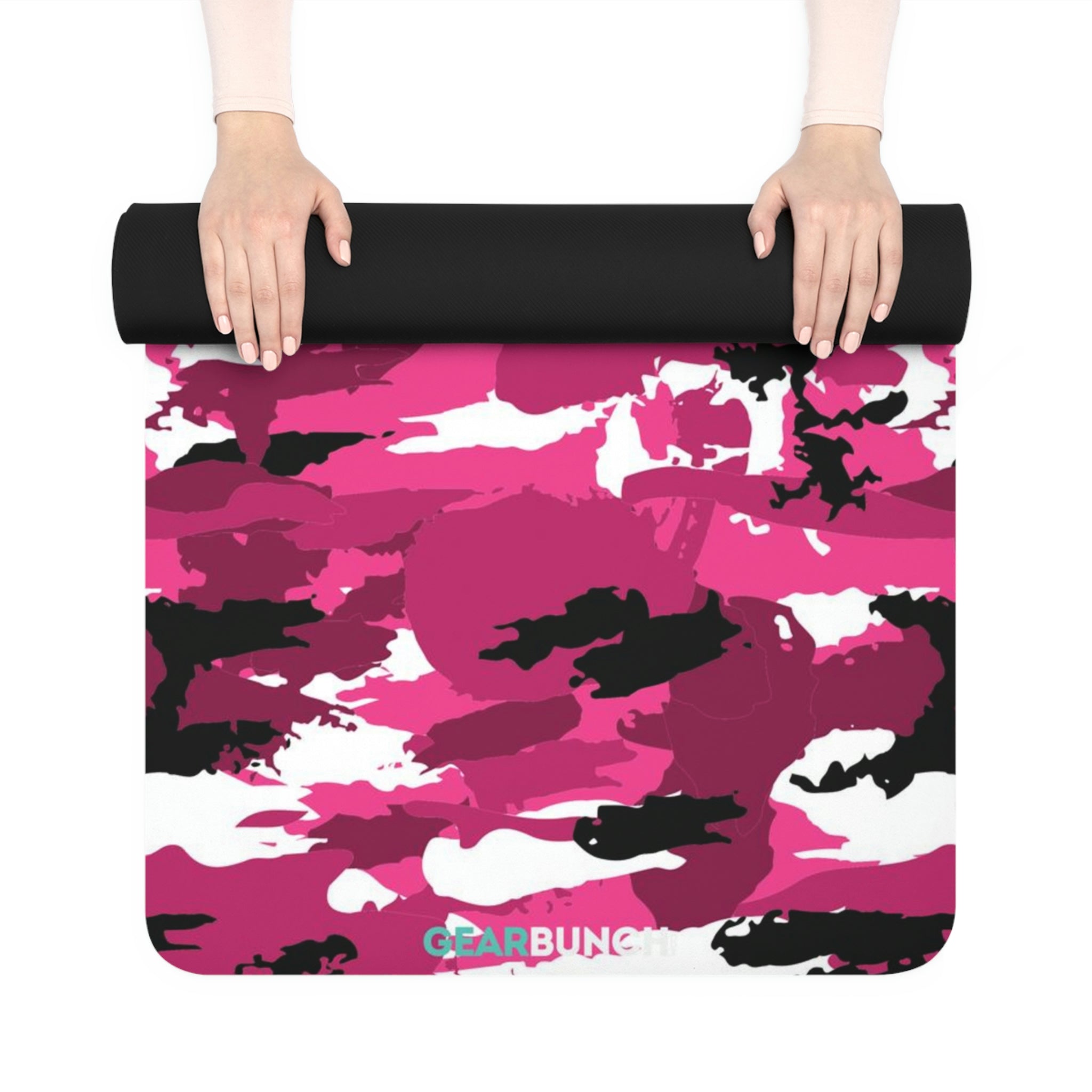 GearBunch Pink Camo Yoga Mat