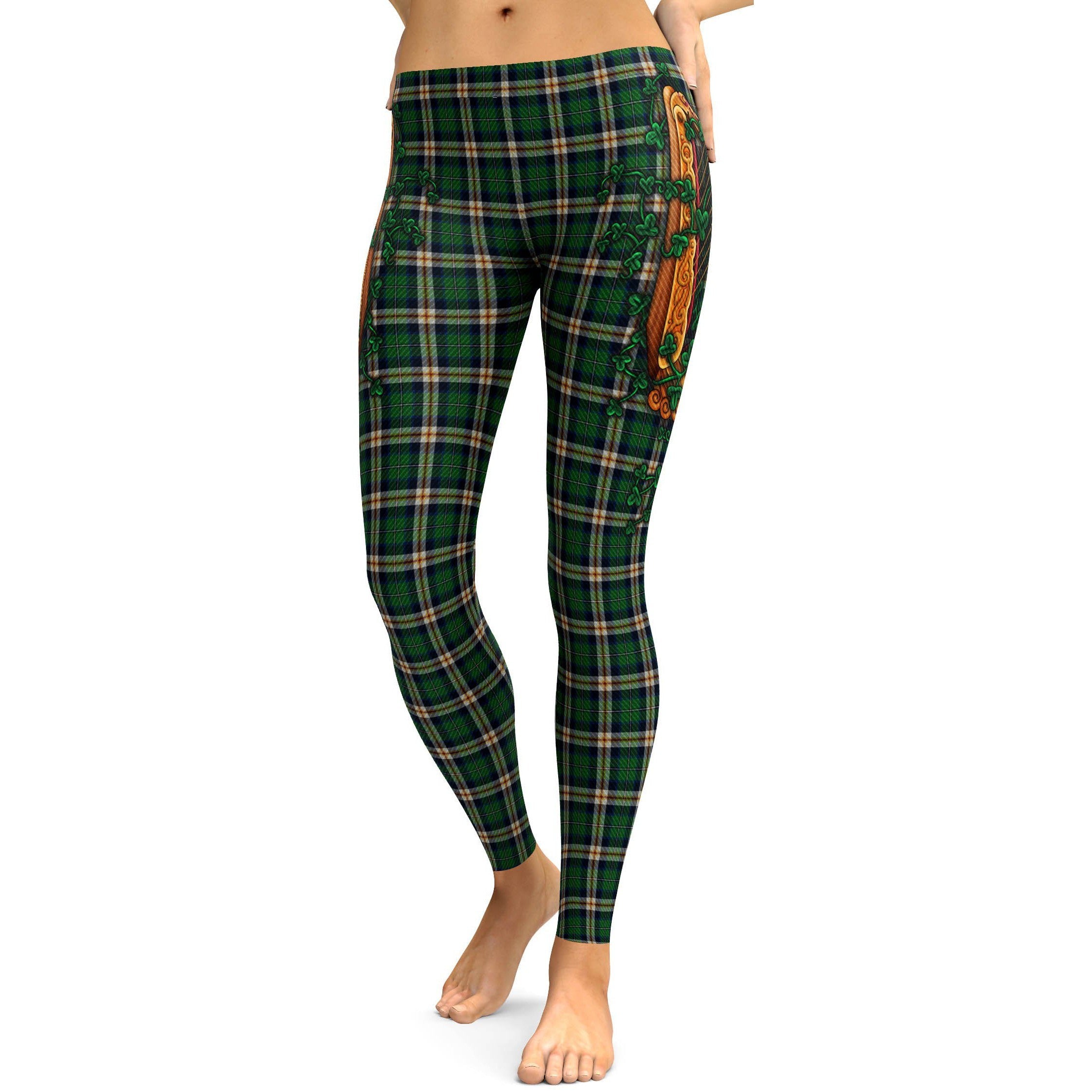 Celtic Harp Leggings - GearBunch Leggings / Yoga Pants