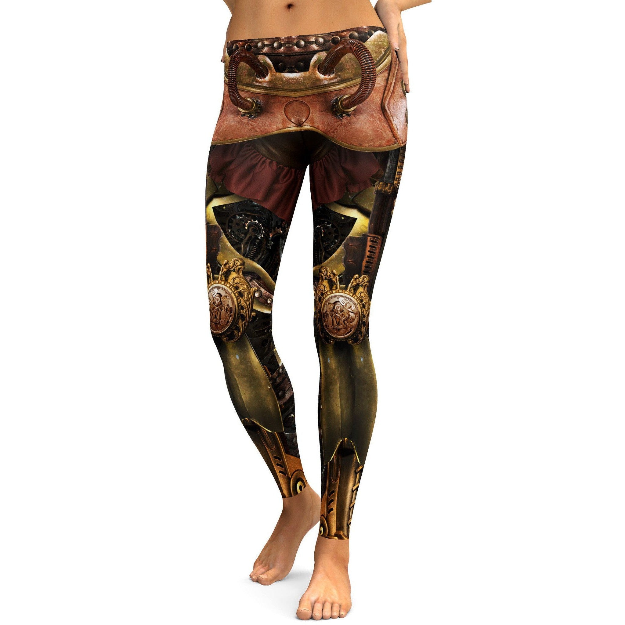 Steampunk Harnas Leggings - GearBunch Leggings / Yoga Pants