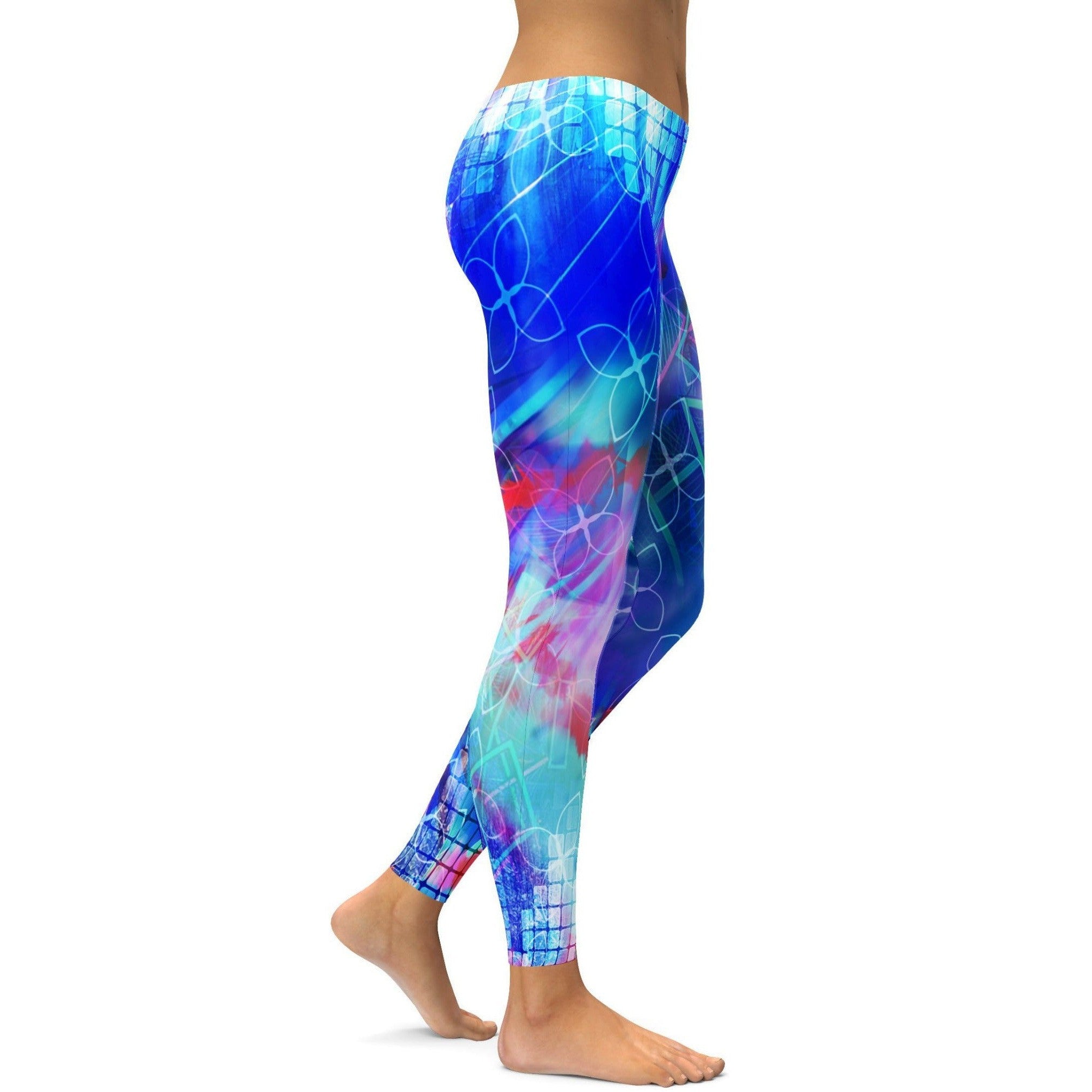 Colorful Rave Leggings - GearBunch Leggings