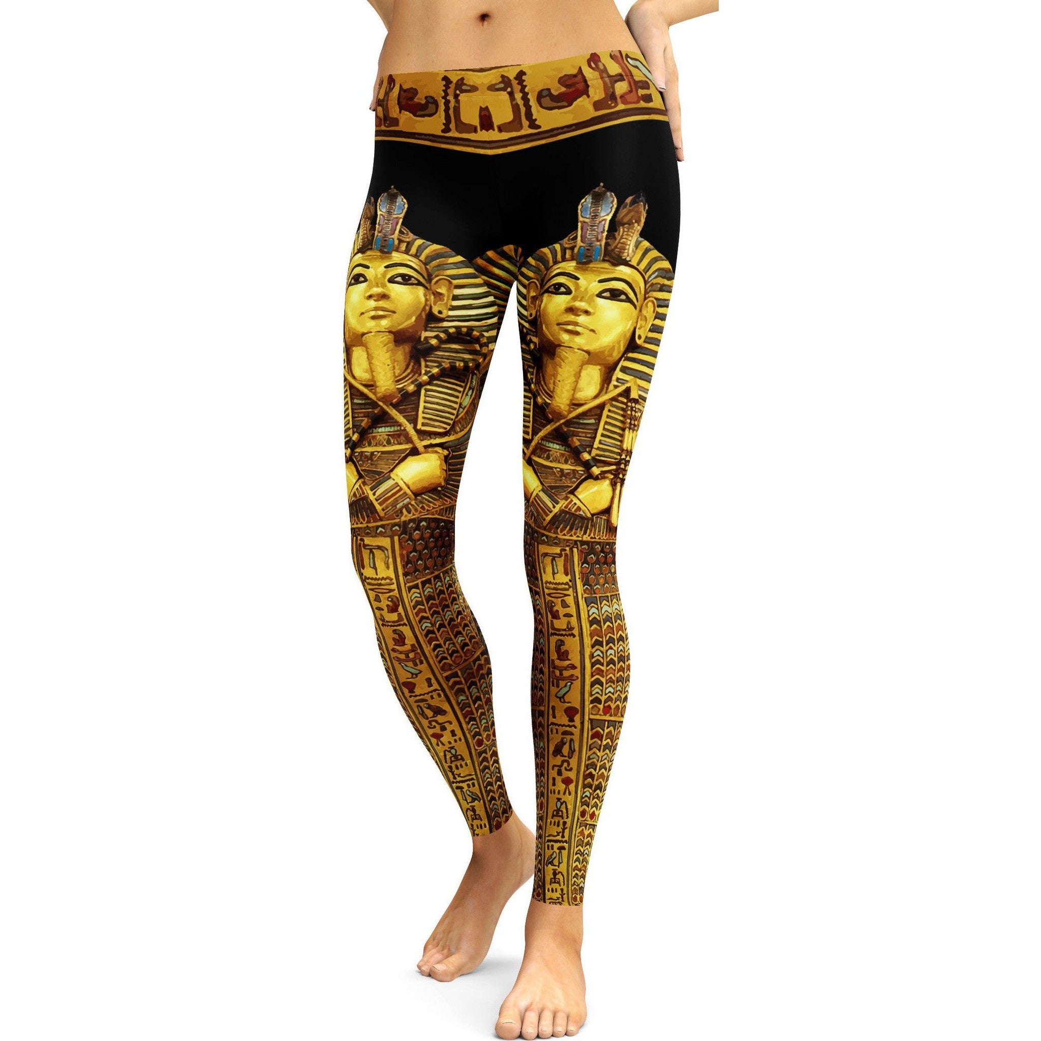 King Tut inspired Leggings - GearBunch Leggings / Yoga Pants