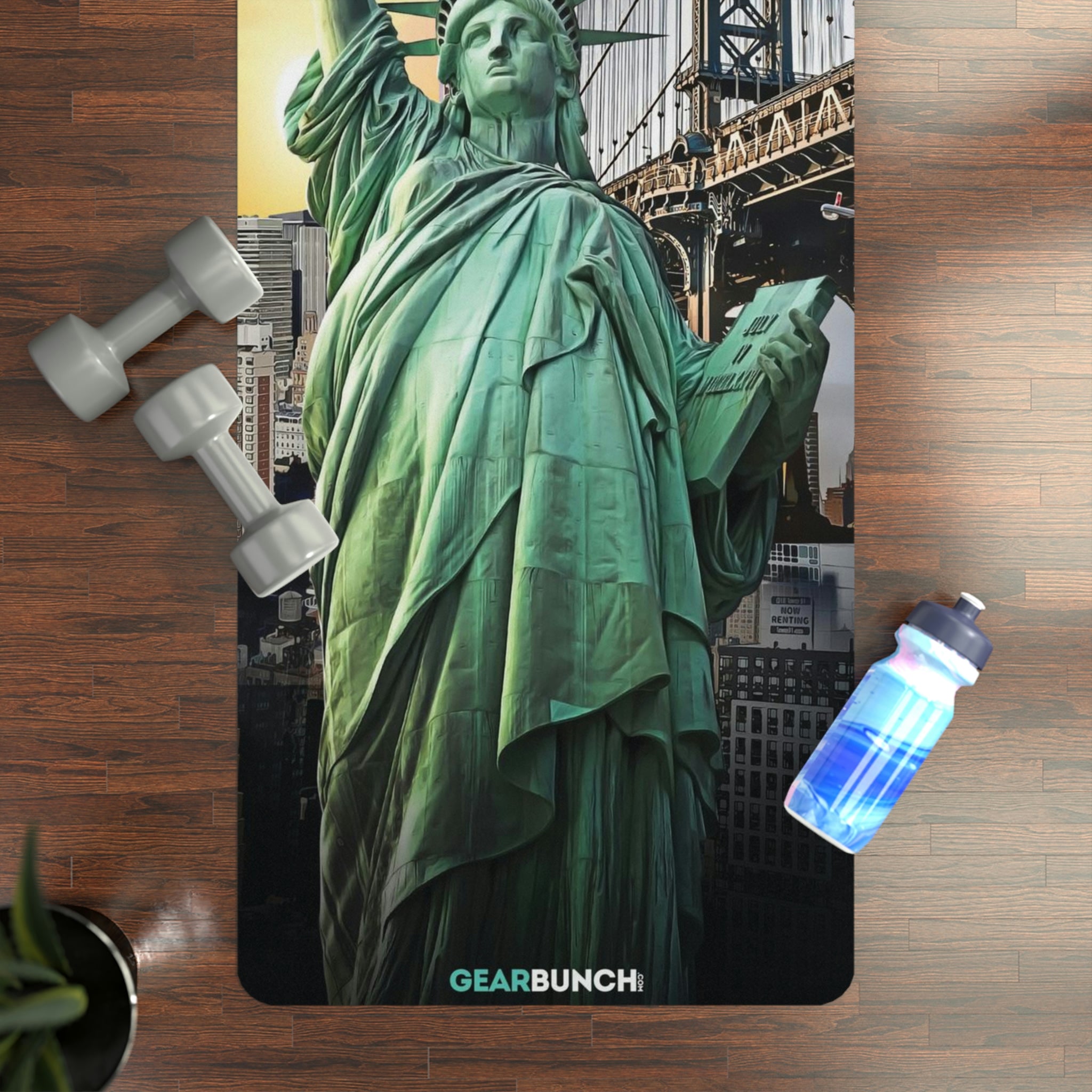 GearBunch NYC Statue of Liberty Yoga Mat