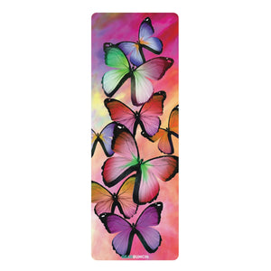 GearBunch Colorful Butterflies Yoga Mat