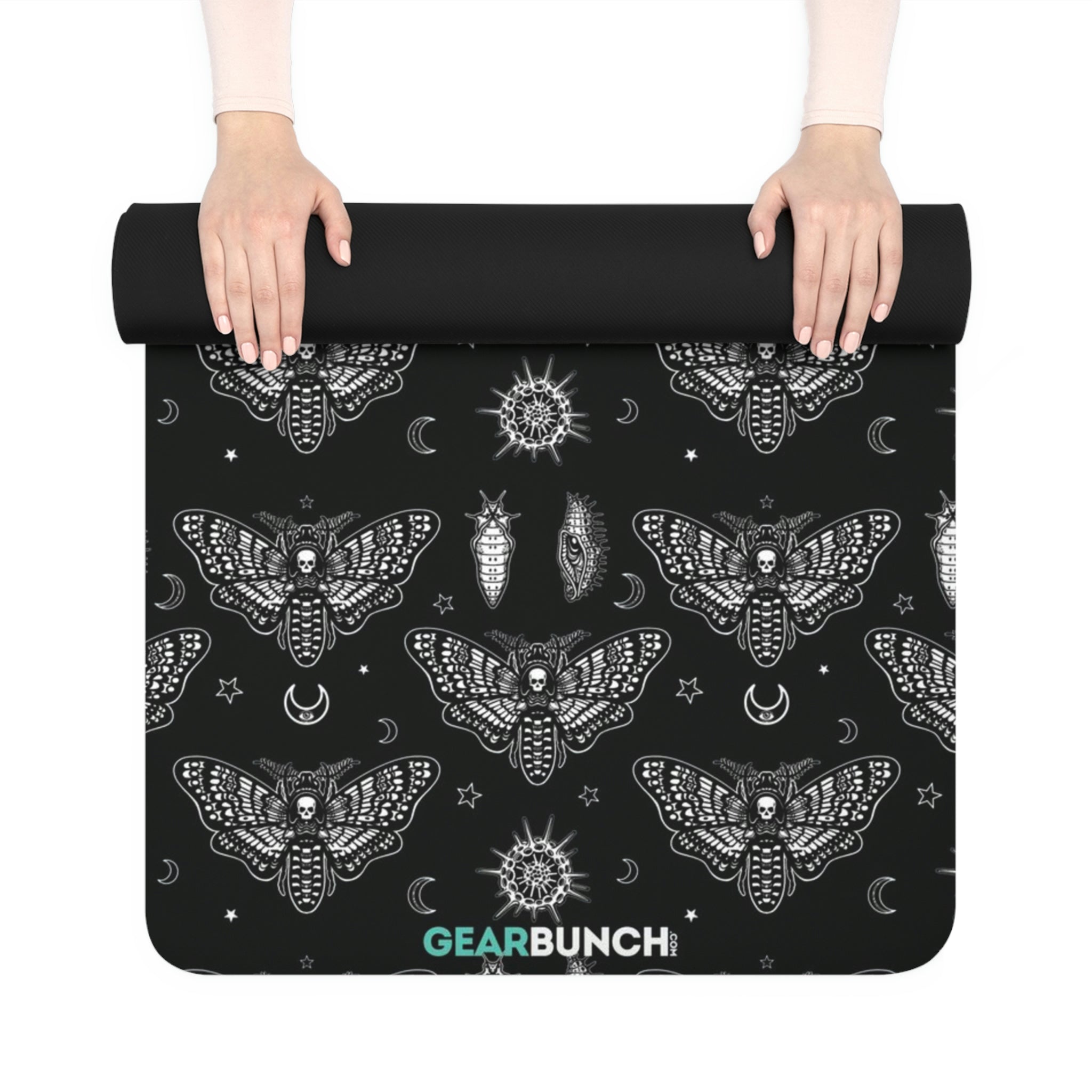 GearBunch Dead Head Moth Yoga Mat