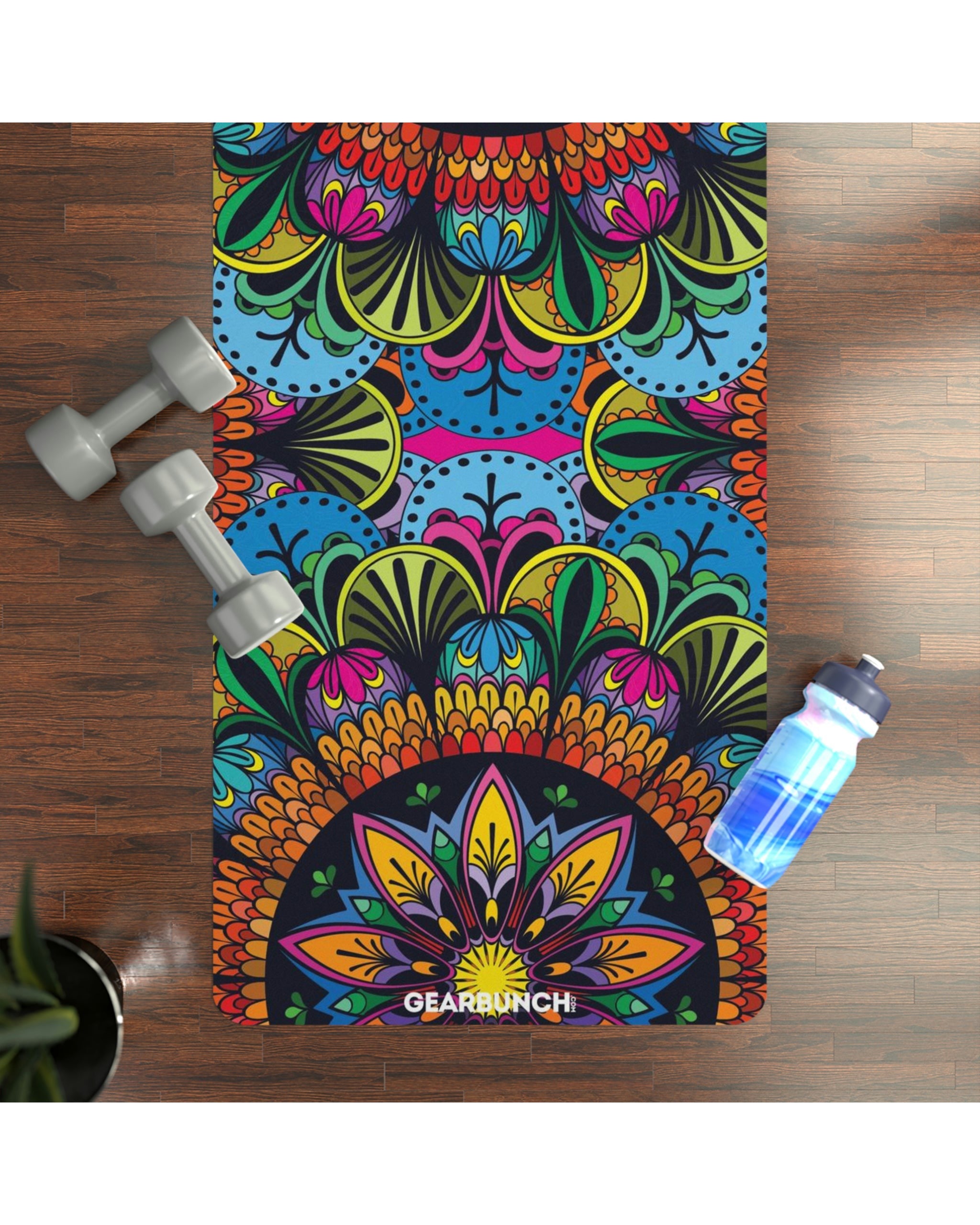 GearBunch Colorful Mandala Yoga Mat