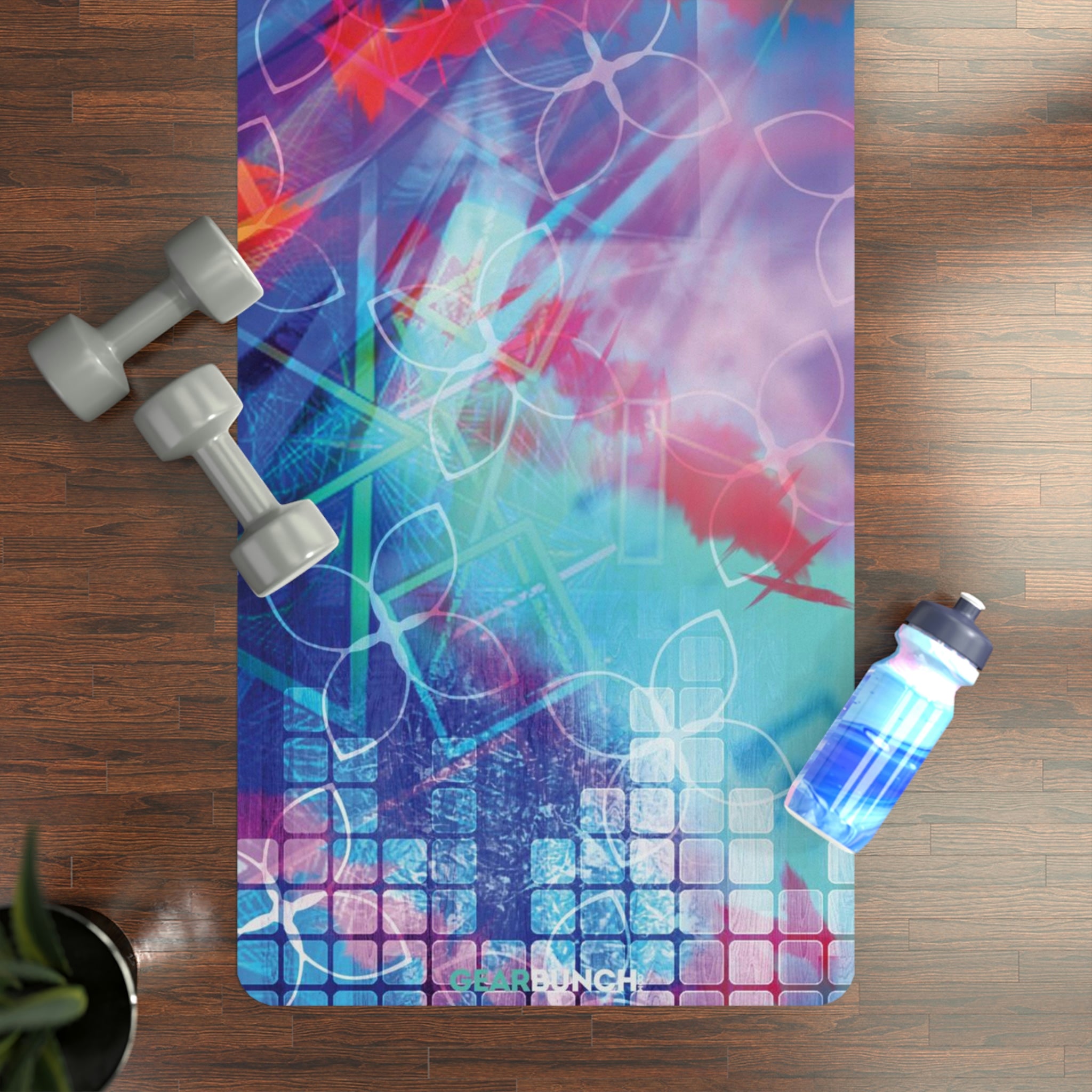 GearBunch Colorful Rave Yoga Mat