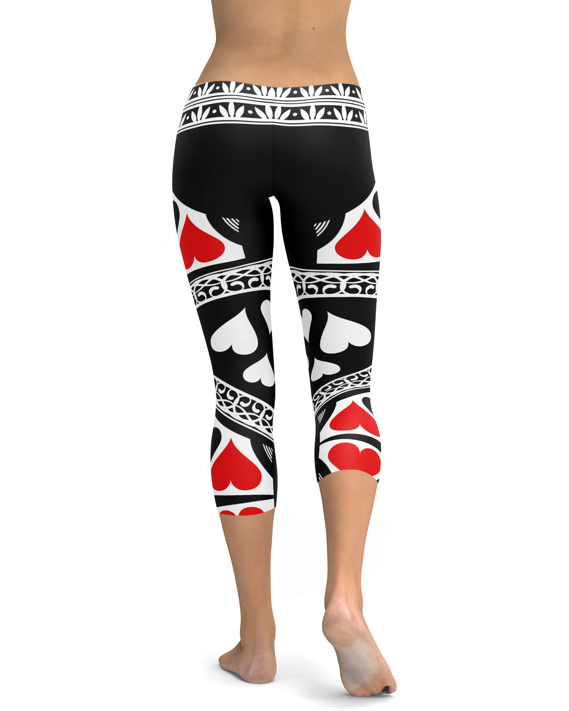 Queen of Hearts Capris- Gearbunch