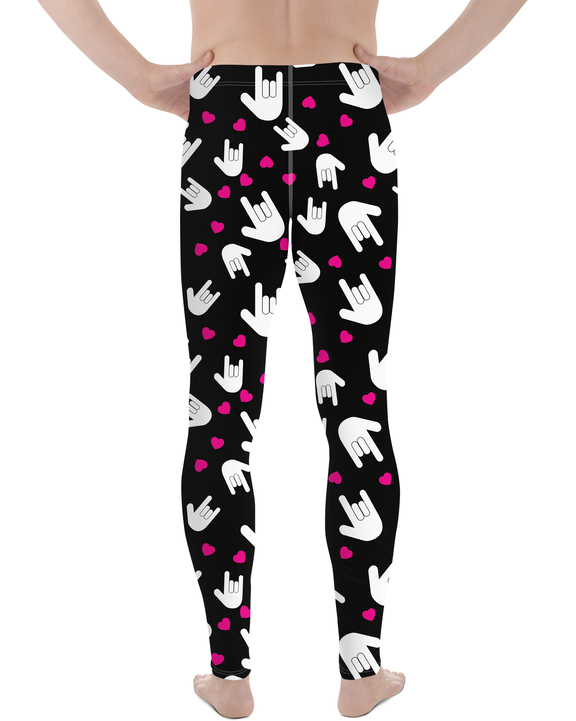 Sign Language I Love You Meggings - Gearbunch Men's Leggings