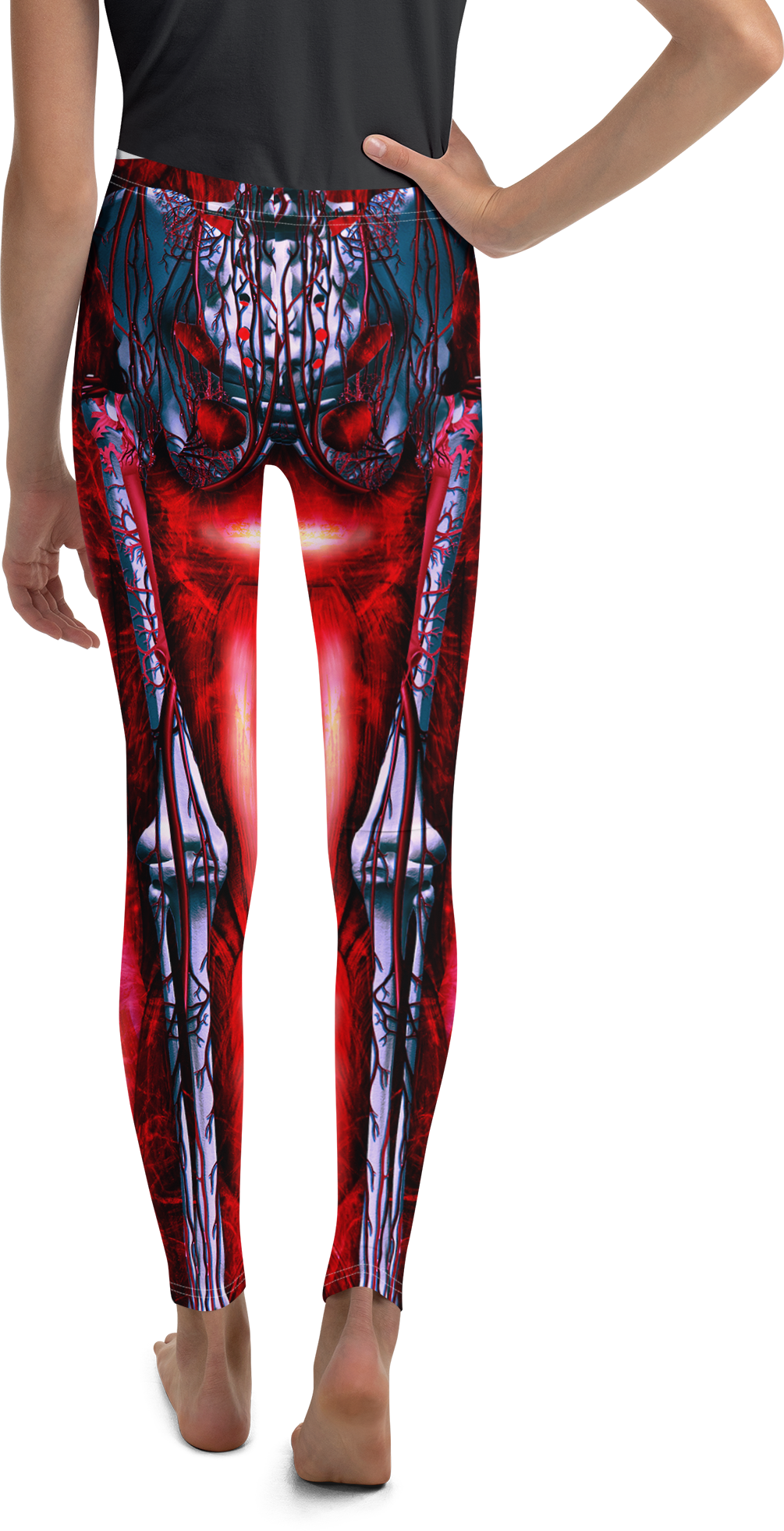 Blooded Muscles Horror Youth Leggings - Gearbunch