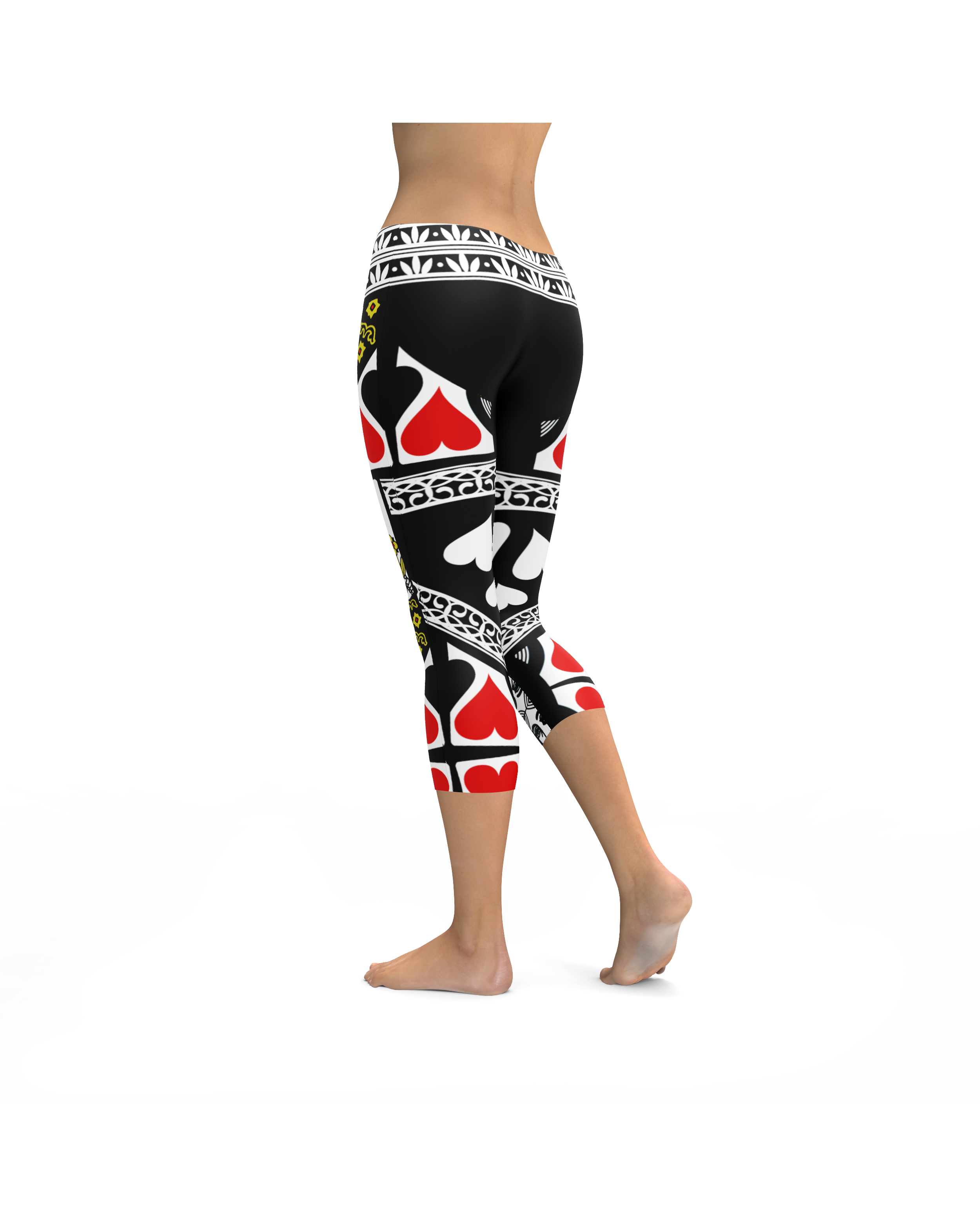 Queen of Hearts Capris- Gearbunch