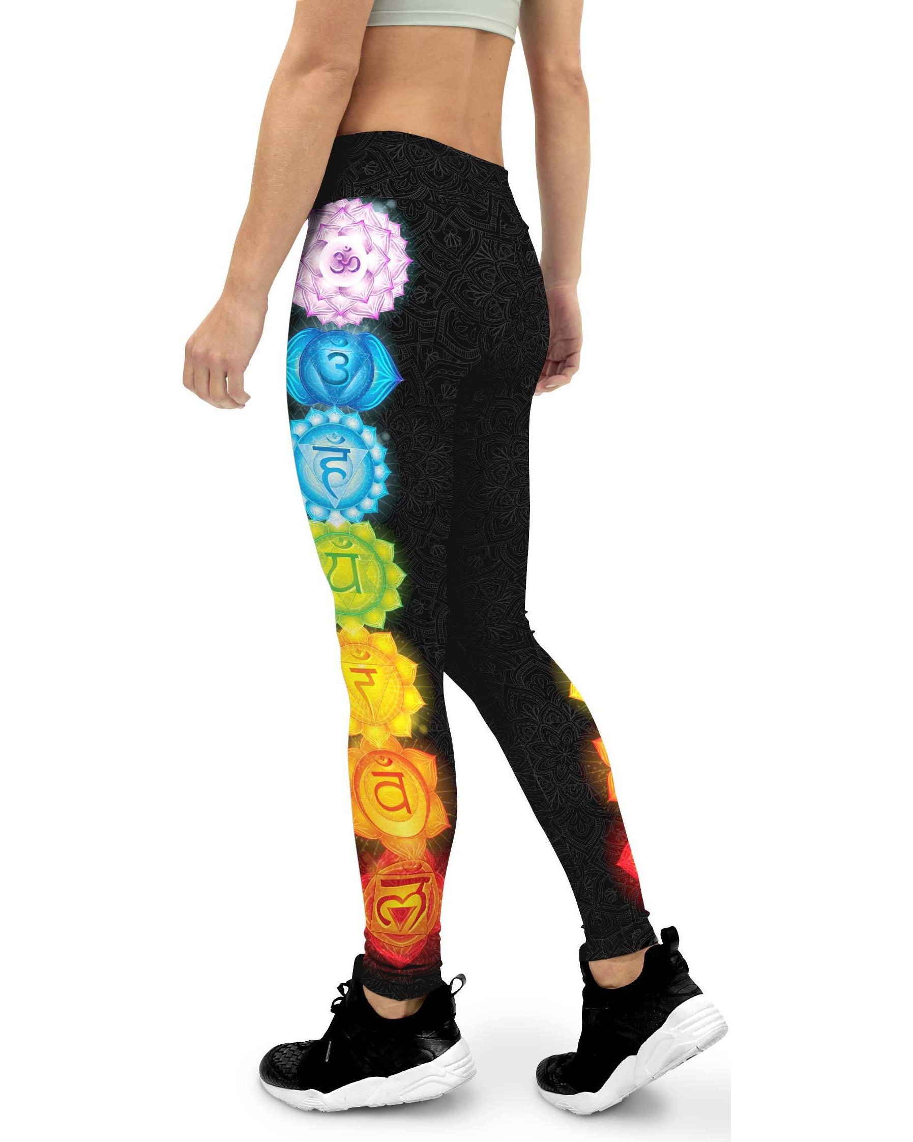 Chakras Women's Yoga Pants - GearBunch