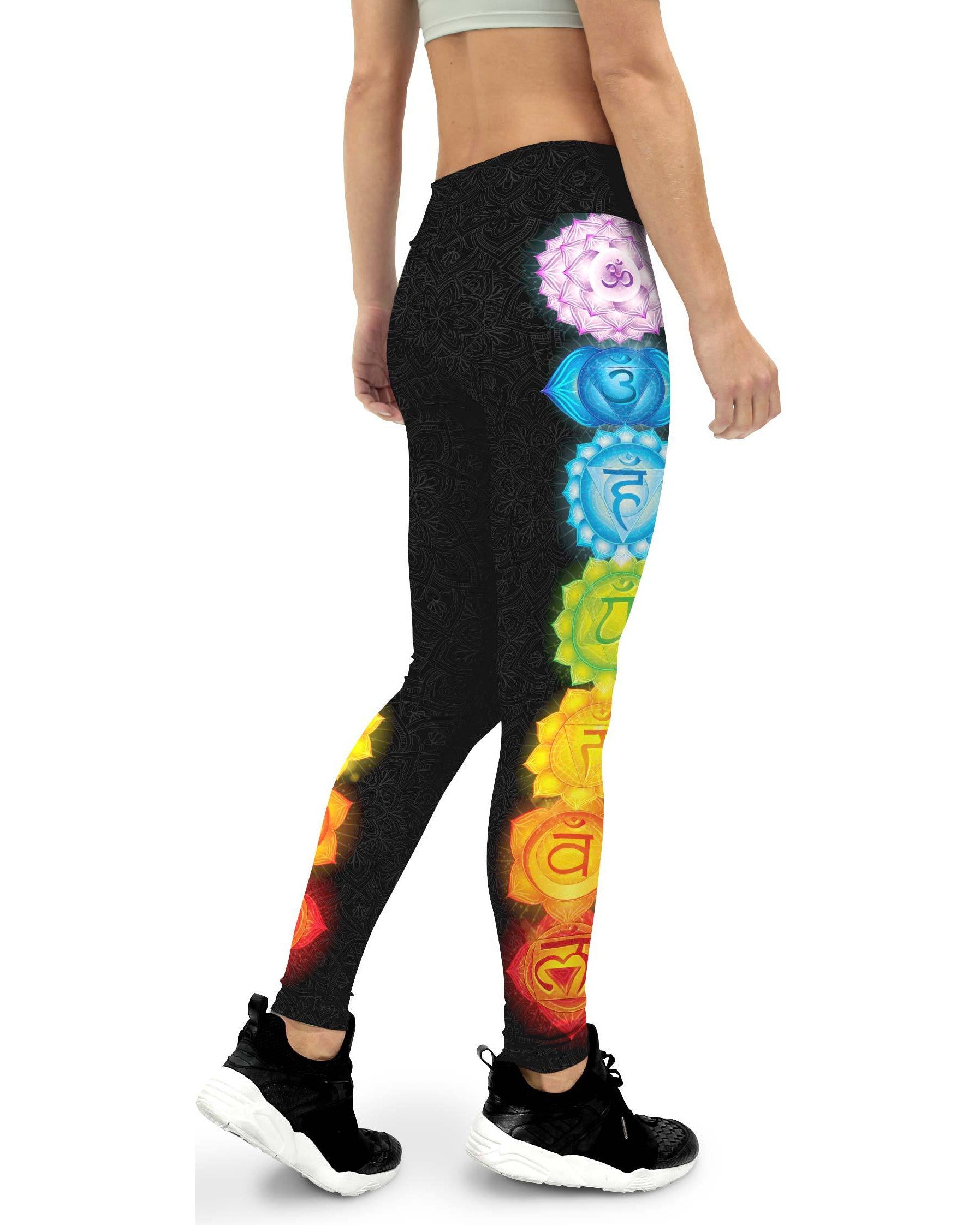 Chakras Women's Yoga Pants - GearBunch