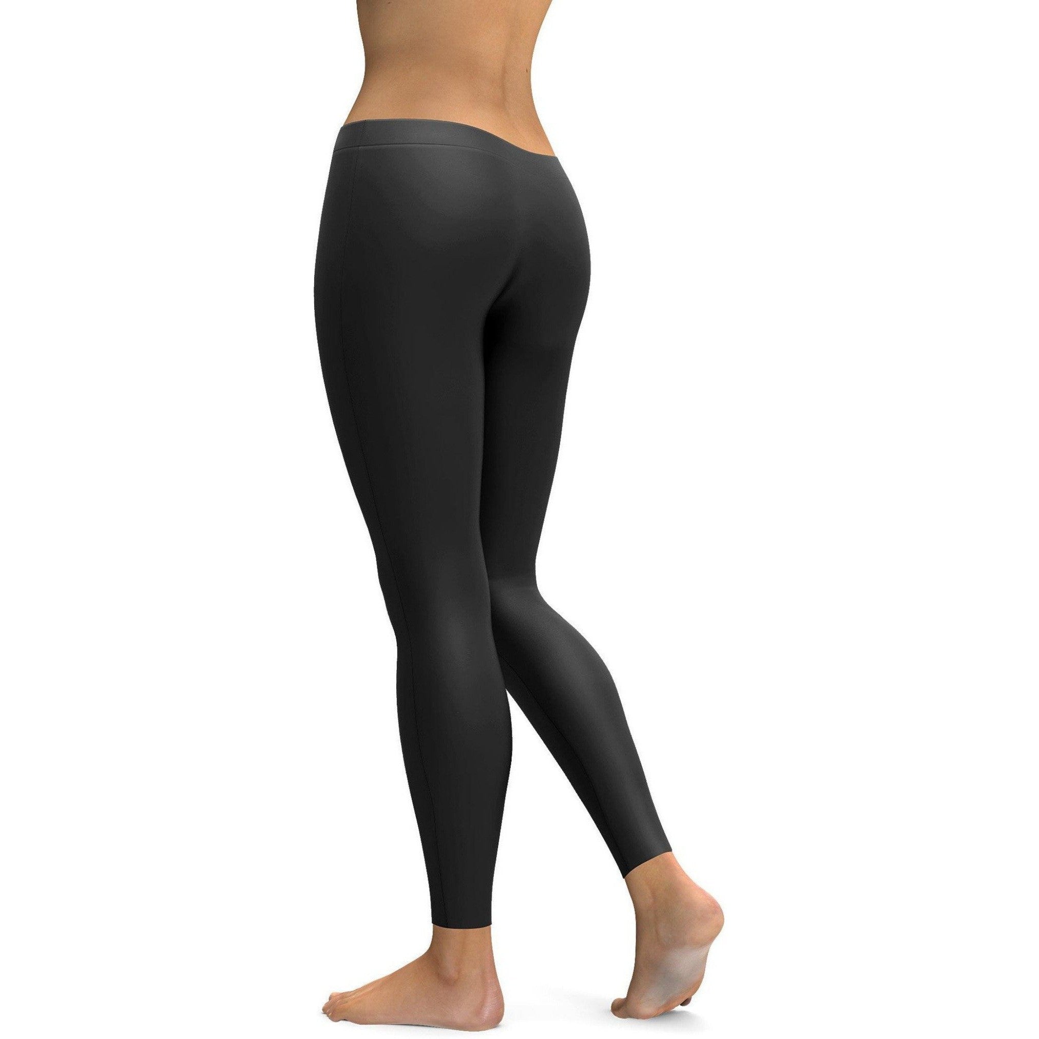Womens Workout Yoga Solid Charcoal Grey