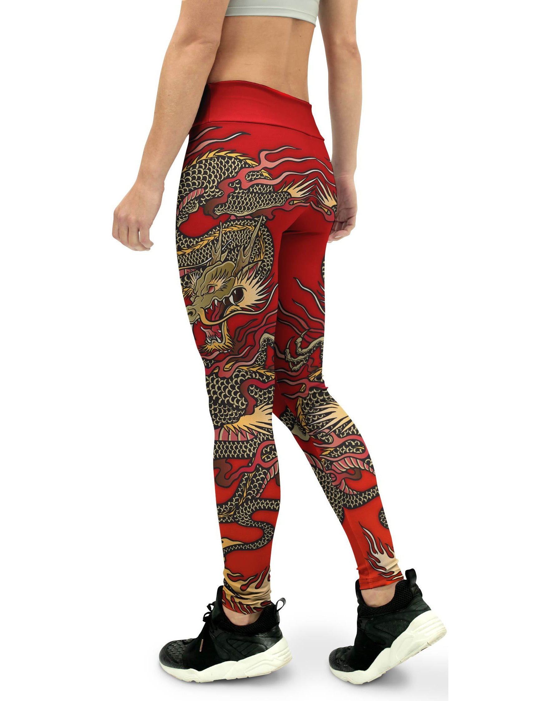 Chinese Dragon Yoga Pants | GearBunch
