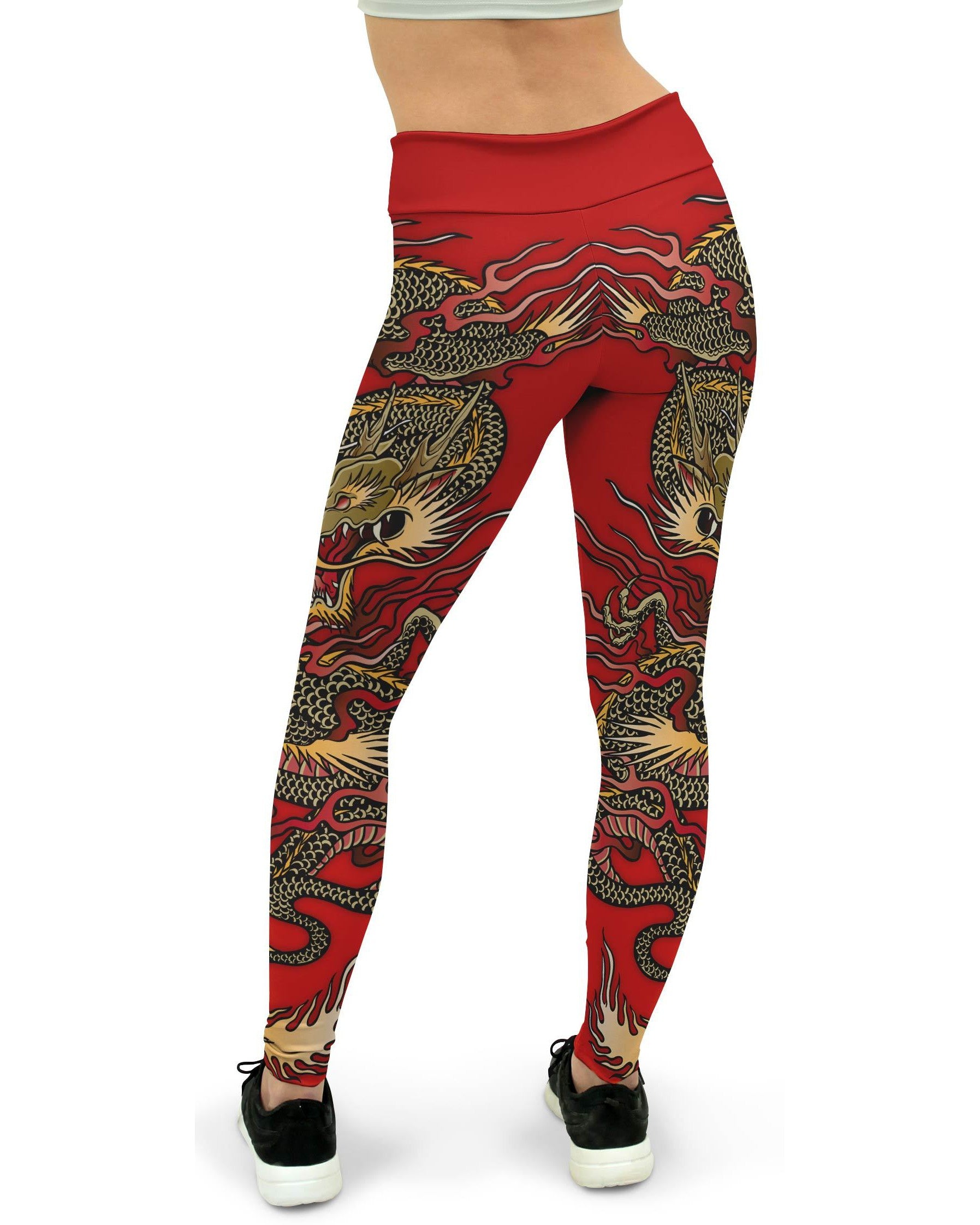 Chinese Dragon Yoga Pants | GearBunch