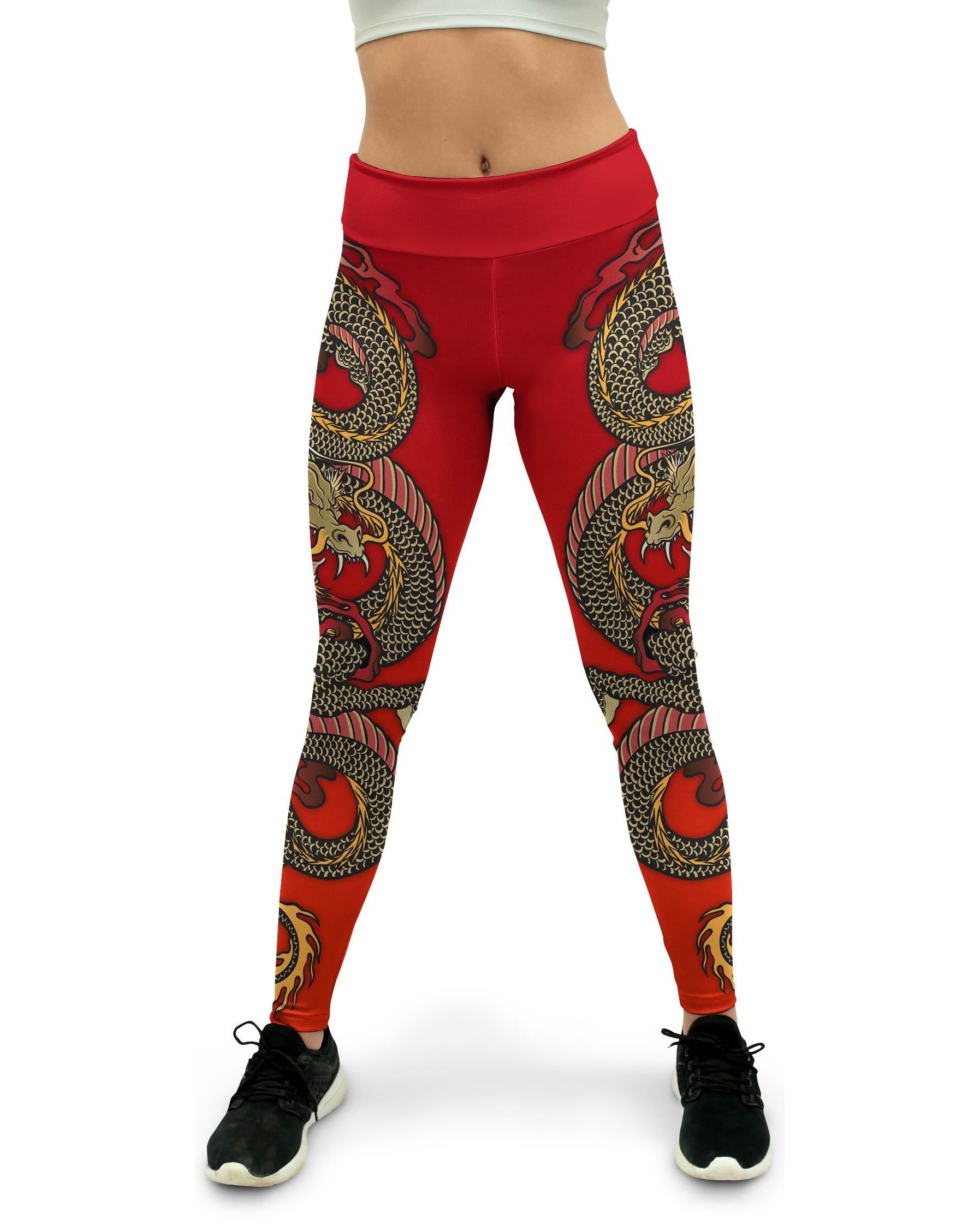 Chinese Dragon Yoga Pants | GearBunch